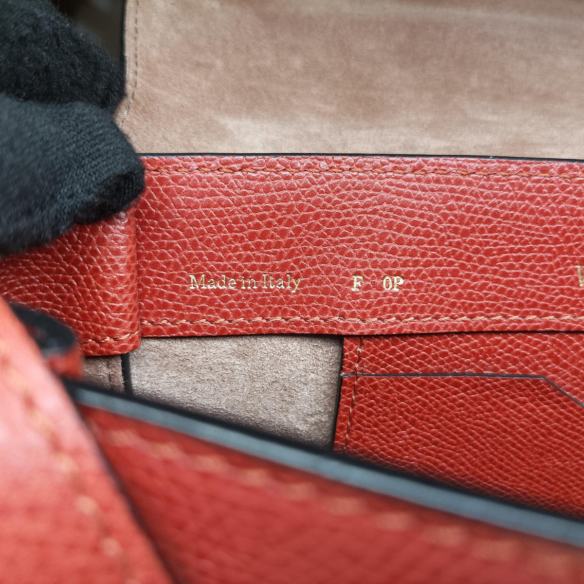 Pre-owned Valextra Iside Terracotta Soft Calfskin Leather shoulderbag | stylenewstar