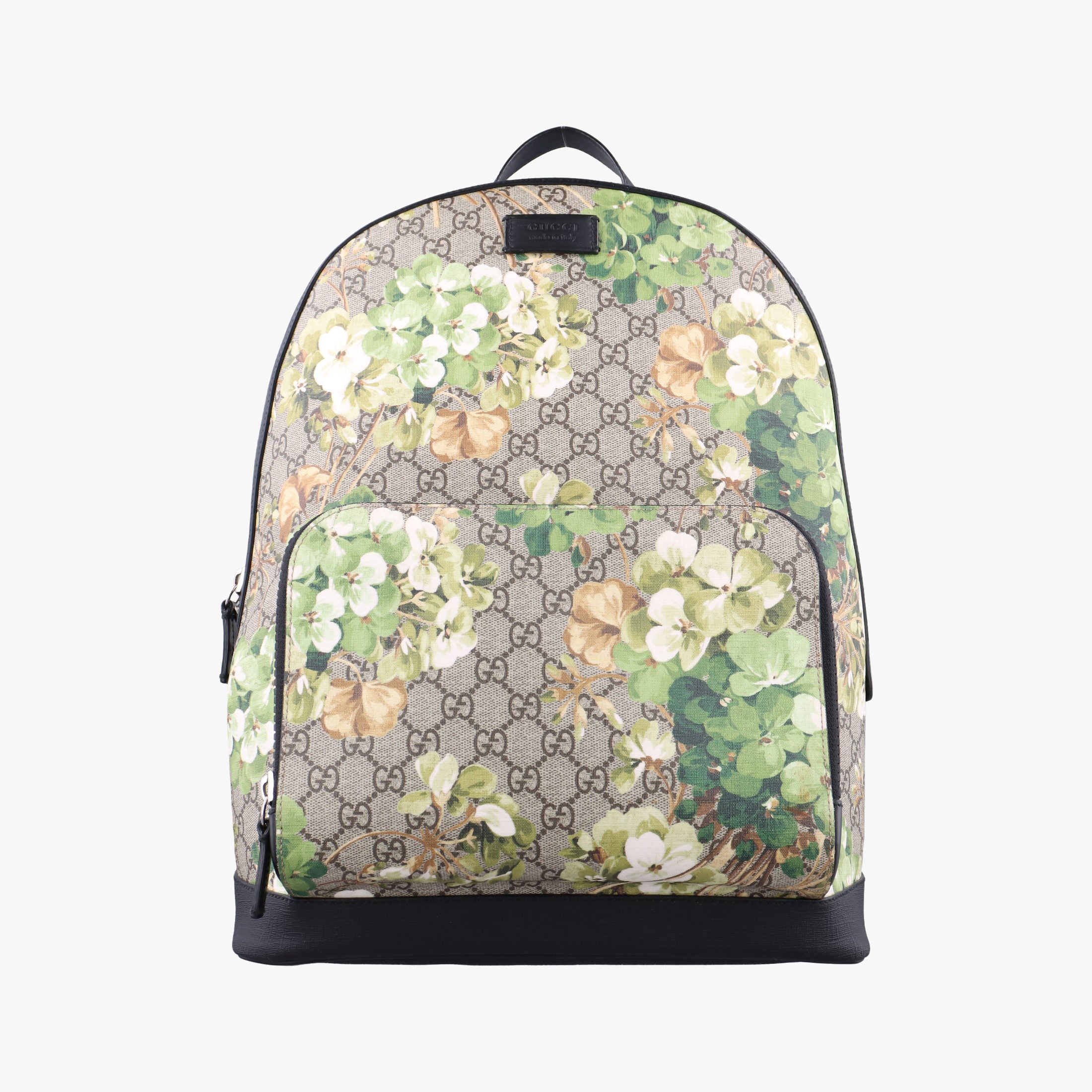 GG Blooms Beige×Multi PVC coated canvas×Leather 406370 C019031756GGブルームス ベージュ×マルチ PVCコーティングキャンバス×レザー 406370 C019031756