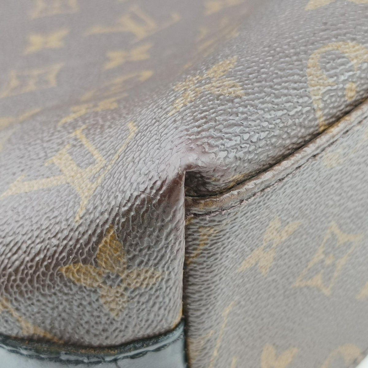 Pre-owned Louis Vuitton KITAN brown Monogram Macassar M40388 shoulderbag | stylenewstar