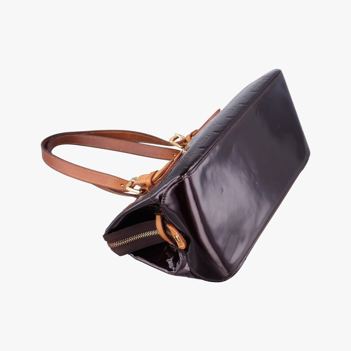 Pre-owned Louis Vuitton Rosewood Avenue Amaranth Vernis M93510 shoulderbag | stylenewstar