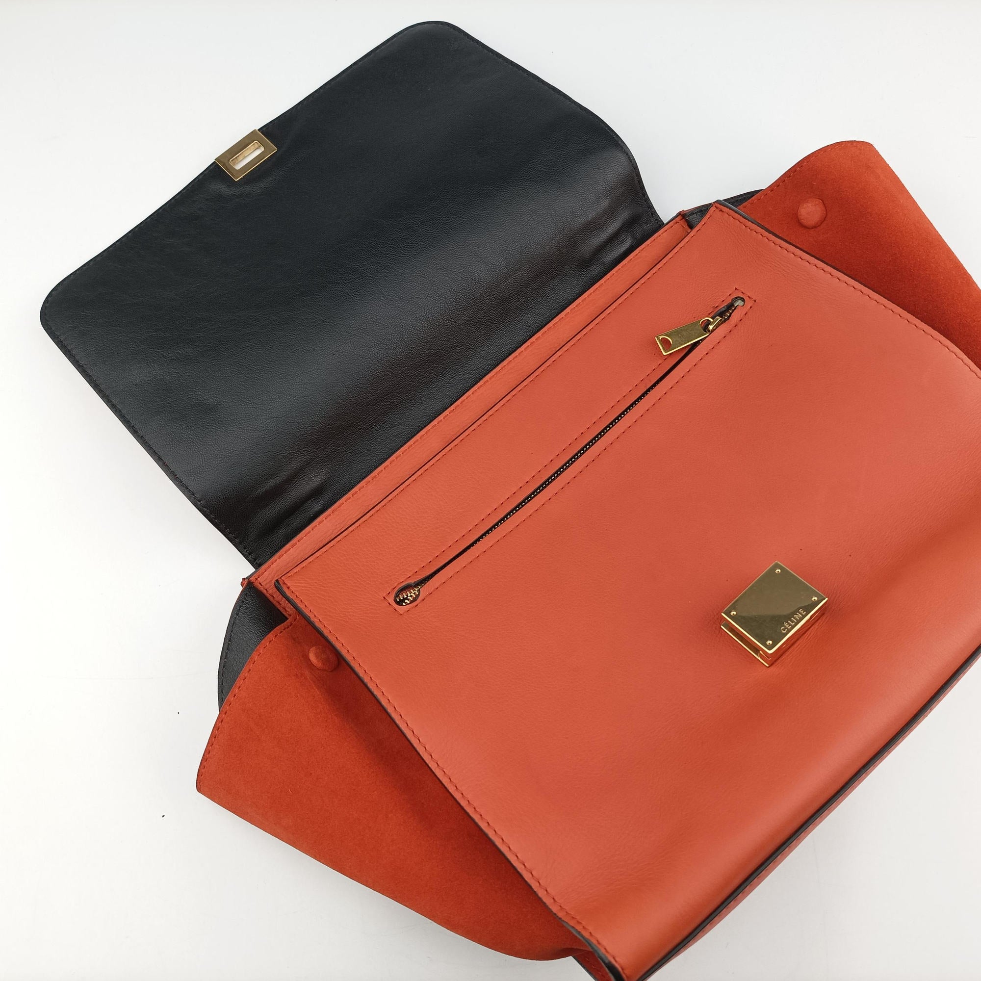 Trapeze Small Orange Suede×leather S-SN-1111 S-PA-1111トラペーズスモール オレンジ スエード×レザー S-SN-1111 S-PA-1111
