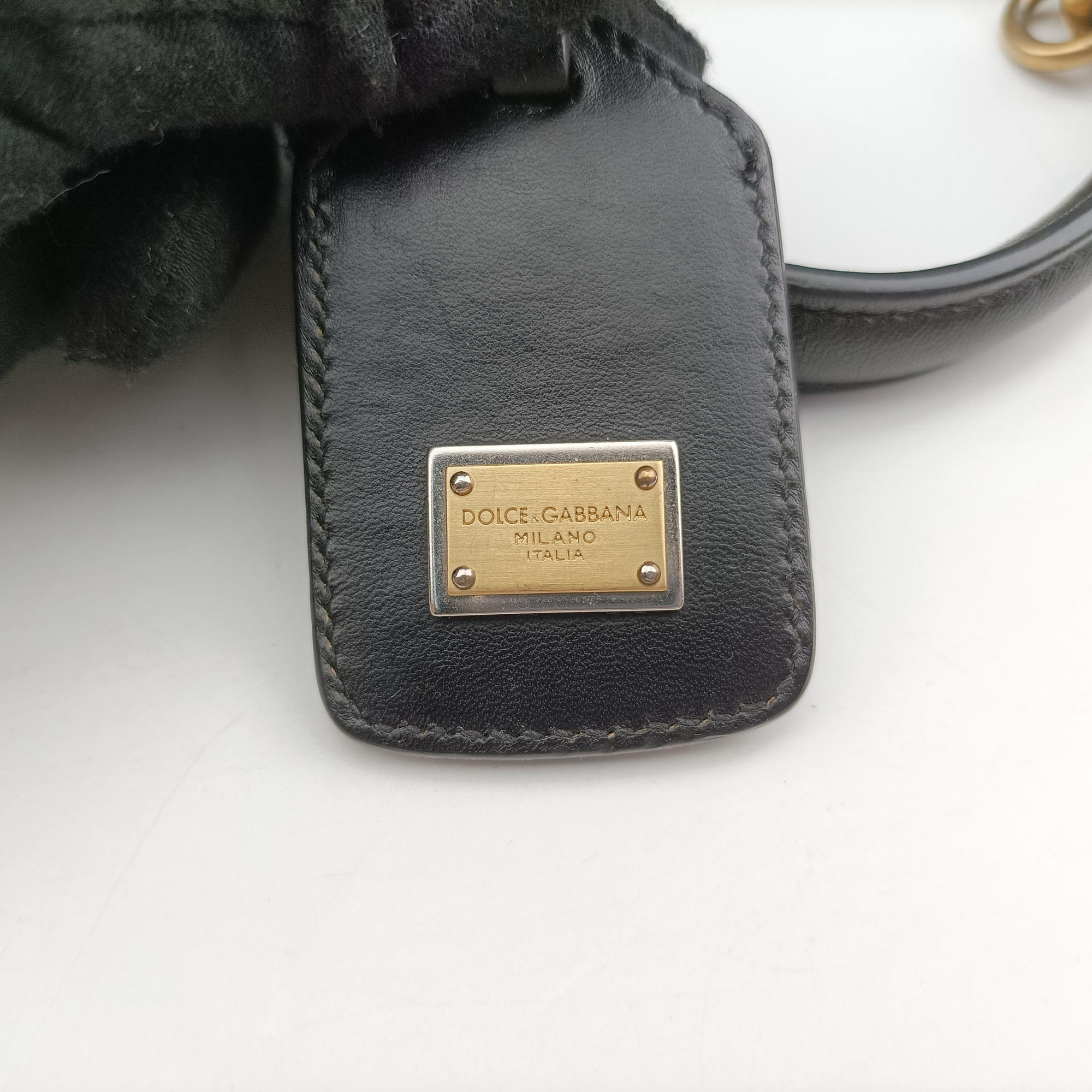 SICILY Black Leather×Crochet 48シシリー ブラック レザー×クロッシェ 48