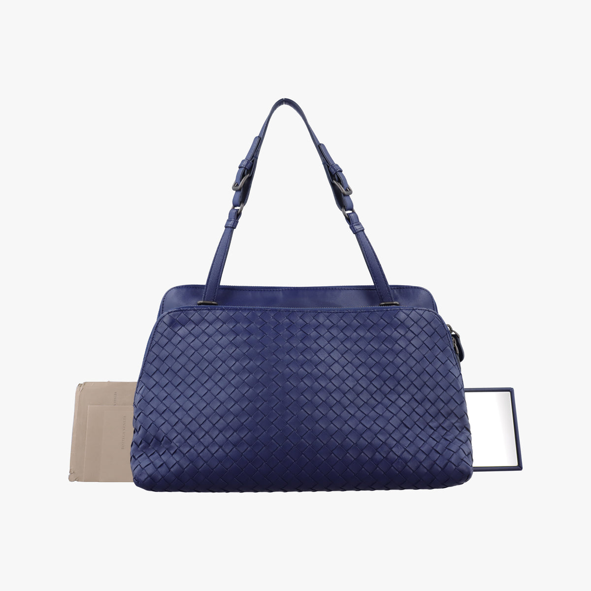 Parachute Intrecciato Purple lambskin B00595587Sパラシュート イントレチャート パープル ラムスキン B00595587S