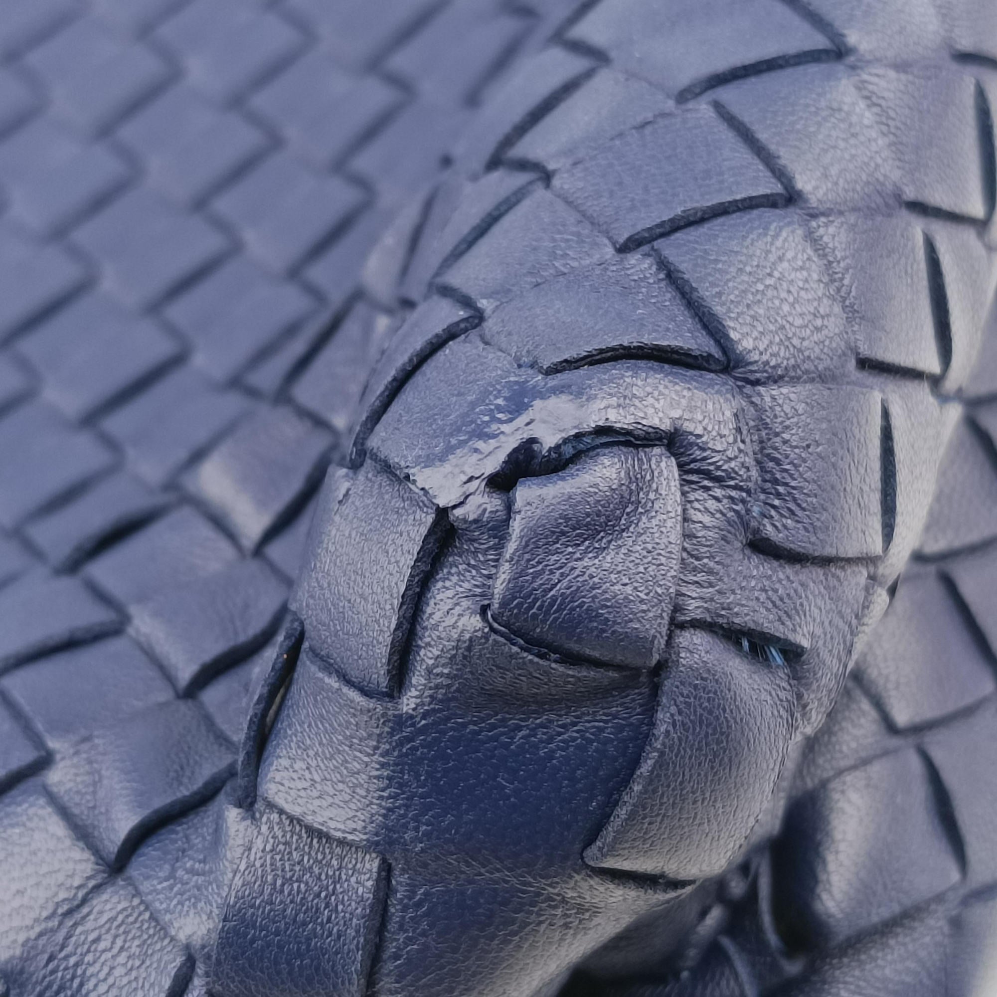 Parachute Intrecciato Purple lambskin B00595587Sパラシュート イントレチャート パープル ラムスキン B00595587S