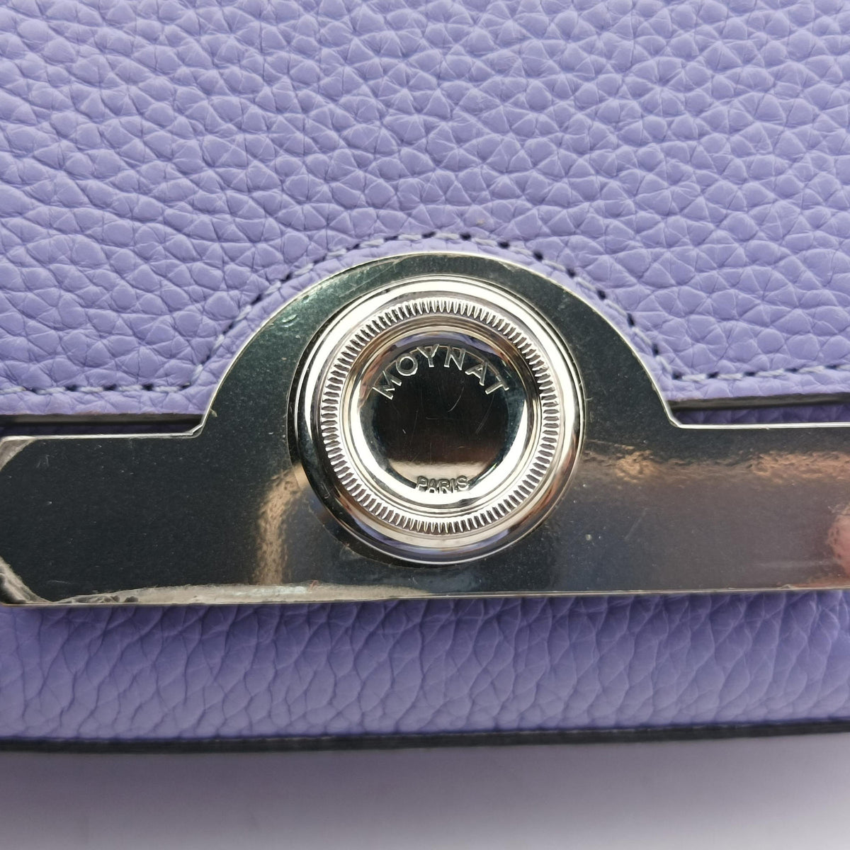 Pre-owned Moynat Rejane Purple leather shoulderbag | stylenewstar