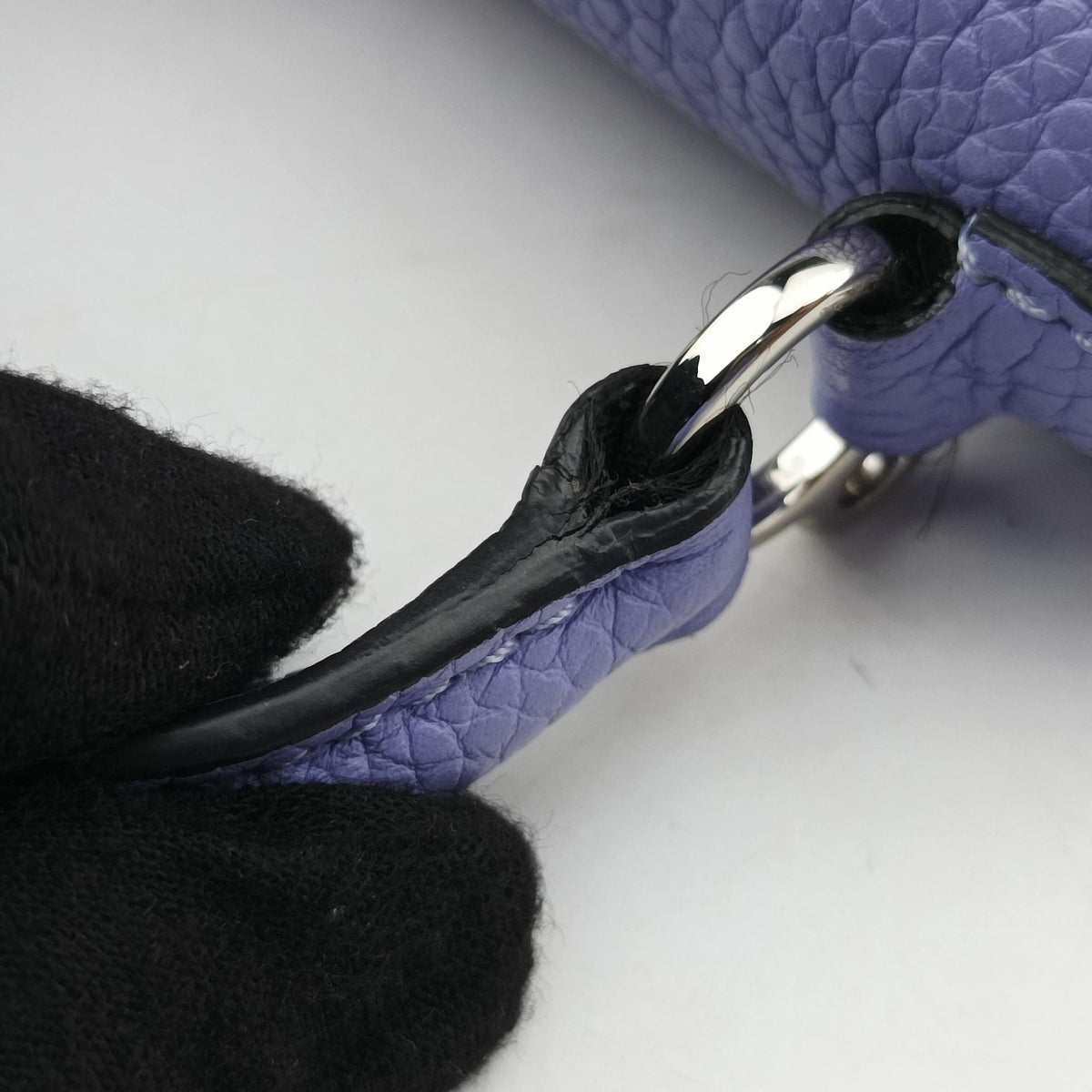 Pre-owned Moynat Rejane Purple leather shoulderbag | stylenewstar