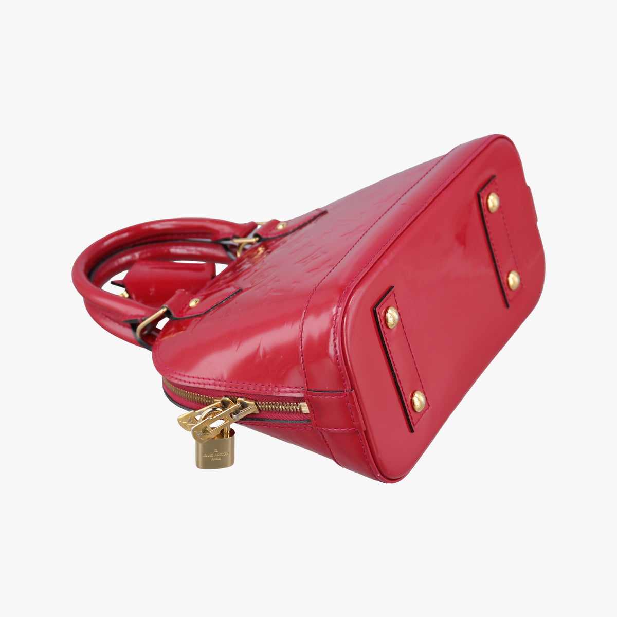 Secondhand Louis Vuitton Alma BB pomme d'amour Vernis M90174 shoulderbag | stylenewstar