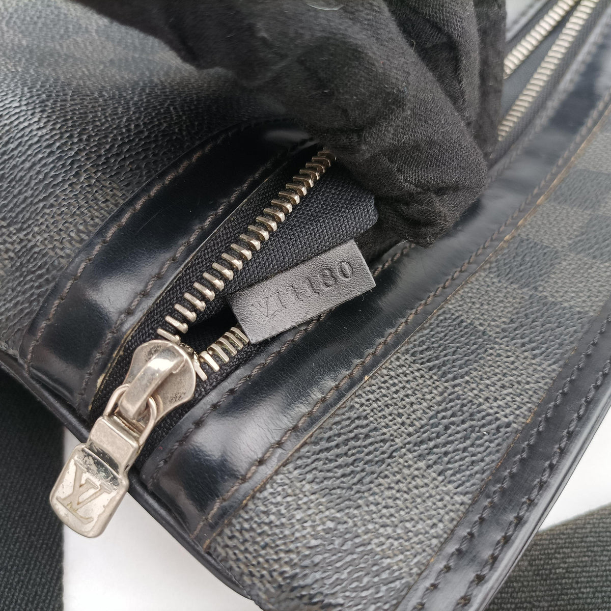 Thomas Noir Damier Graphite N58028 VI1180トマス ノワール ダミエ グラフィット N58028 VI1180