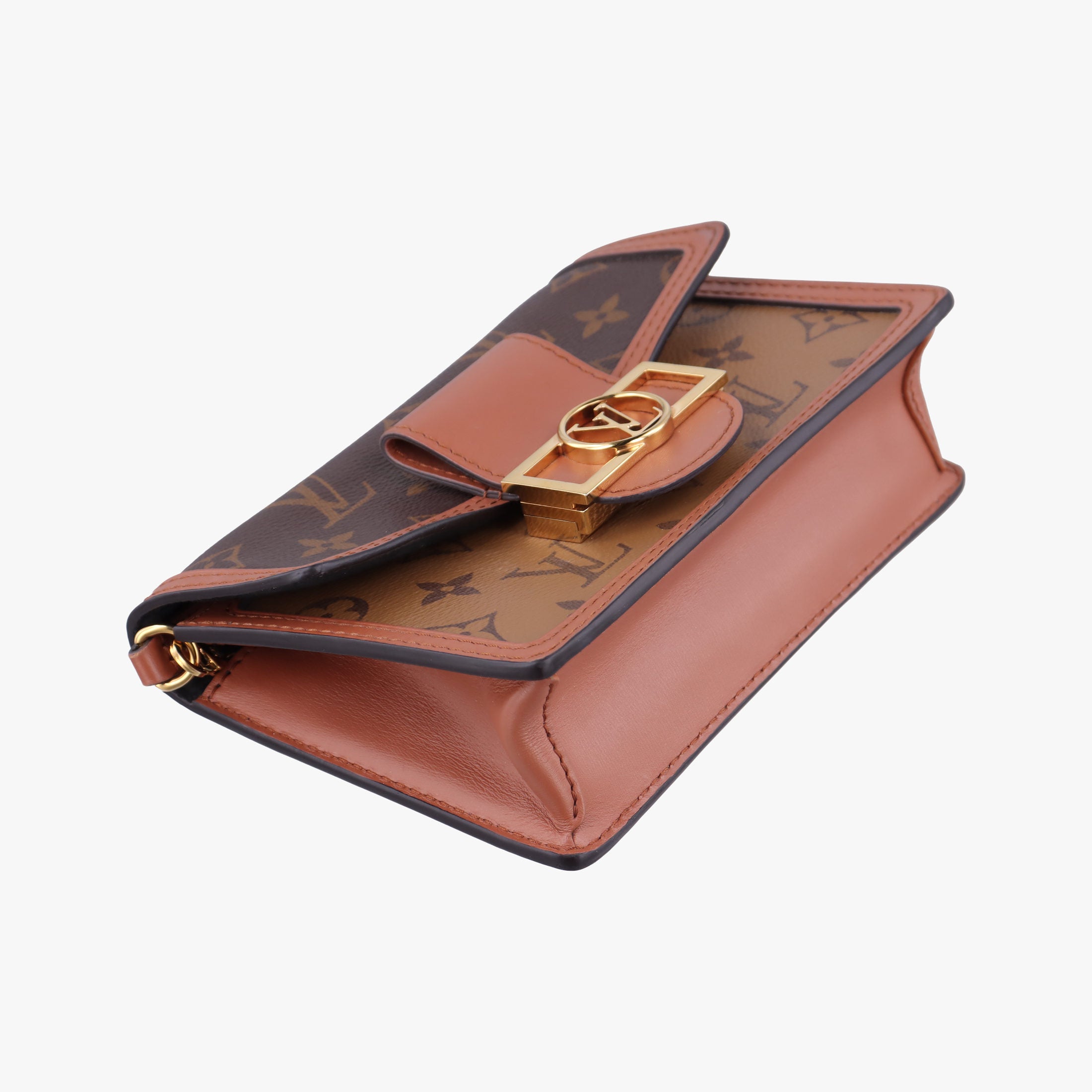 Portefeuille Dauphine Brown Monogram Reverse M68746 IC Chipポルトフォイユ ドーフィーヌ モノグラム/ブラウン モノグラム リバース M68746 ICチップ