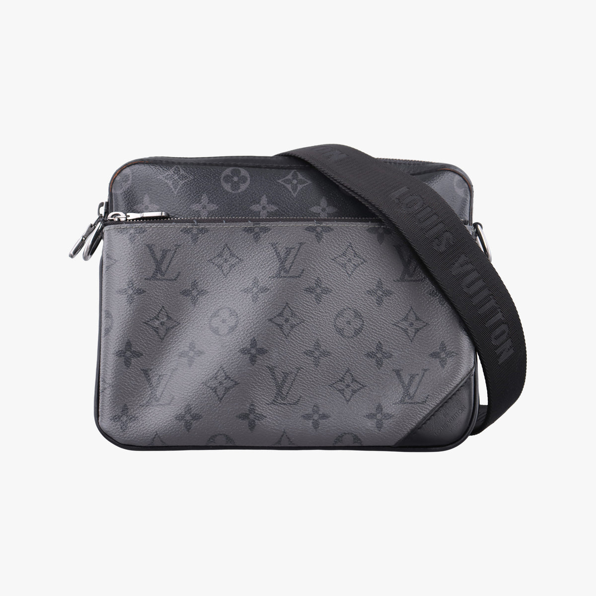 Trio Messenger Gris Monogram Shadow M46603 IC Chipトリオ メッセンジャー グリ モノグラム シャドウ M46603 ICチップ