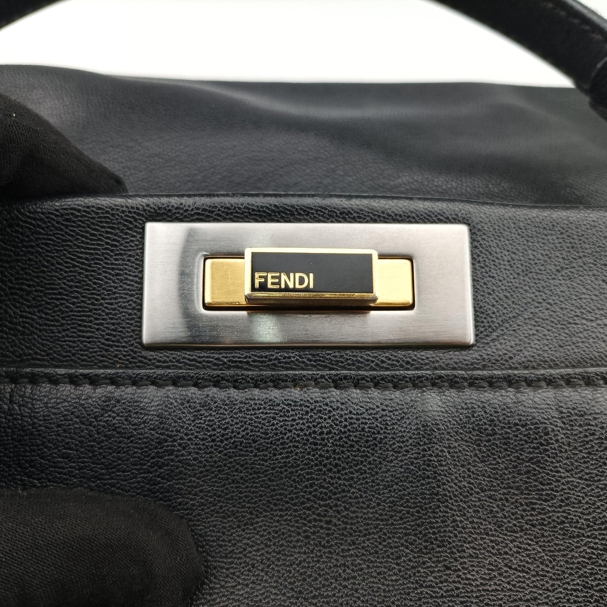 PEEKABOO Large Black Leather 8BN210 8BN210-BKK-119.2516ピーカブー ラージ ブラック レザー 8BN210 8BN210-BKK-119.2516