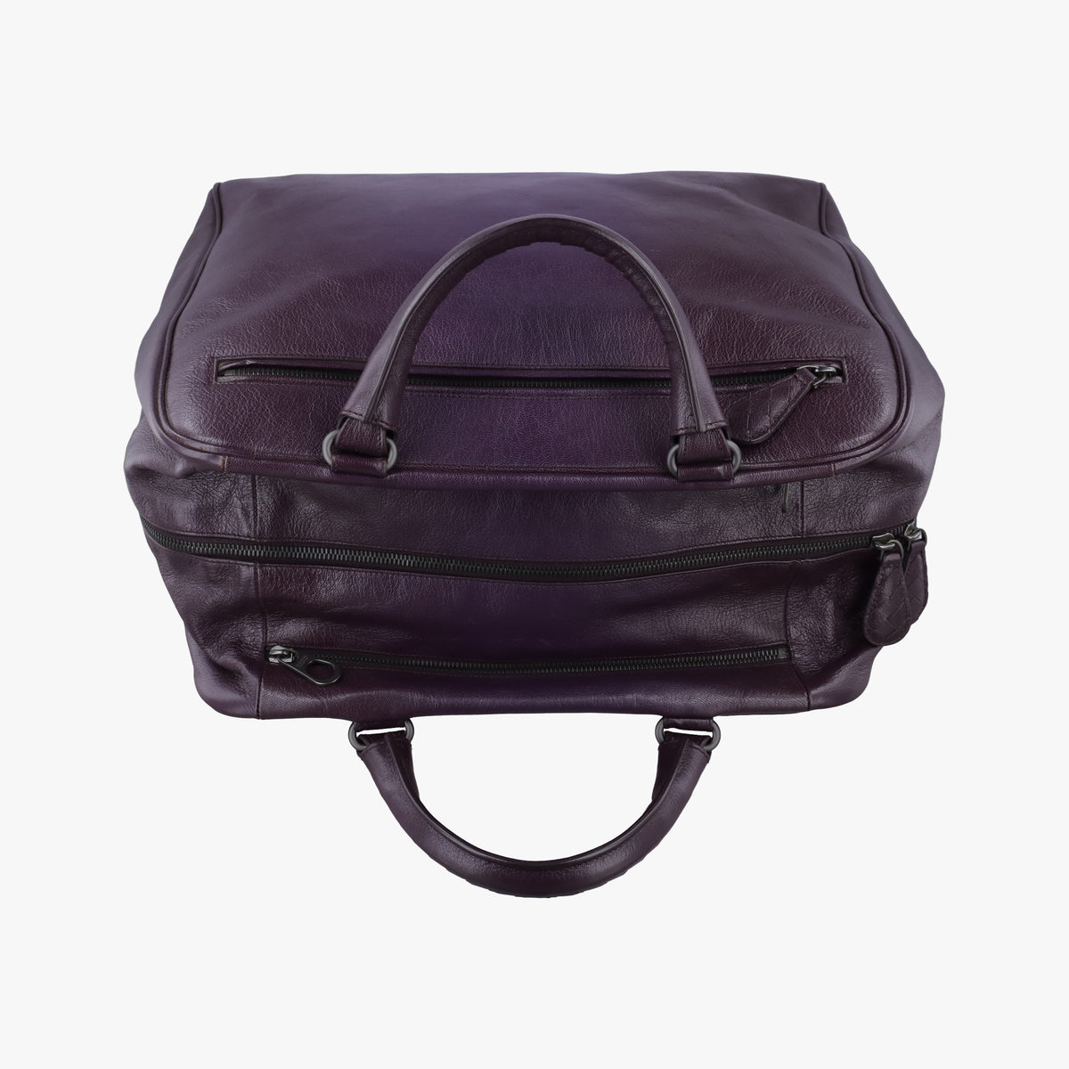 Intrecciato business Purple Leather B02099779Cイントレチャート ビジネス パープル レザー B02099779C