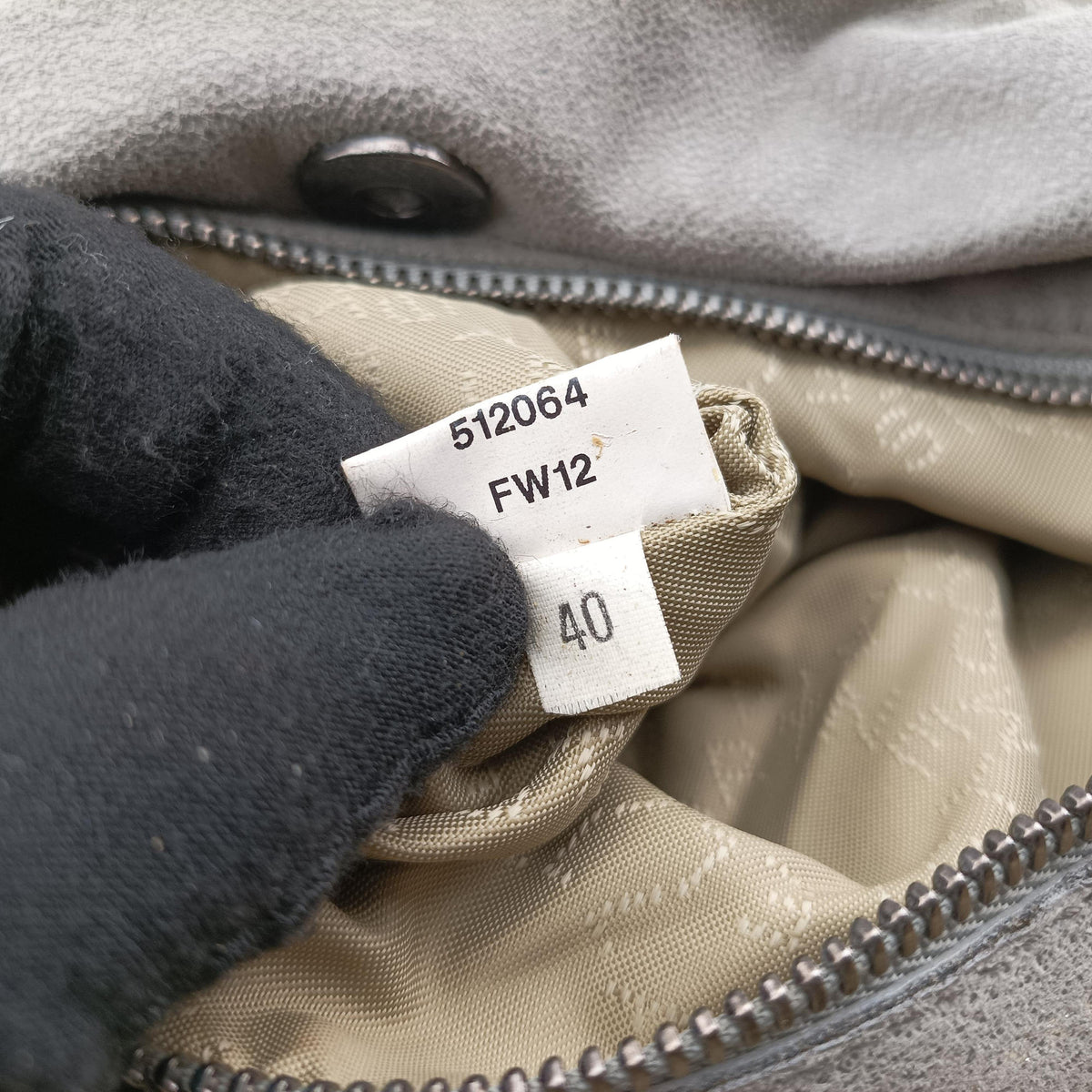 Falabella Grey Vegan leather 234387 W9132 512064 FW12 40ファラベラ グレー ポリエステル 234387 W9132 512064 FW12 40
