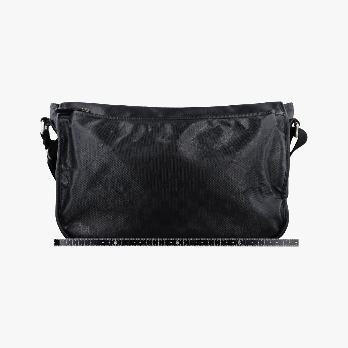 GG Imprime Messenger Black PVC coated canvas 201725 C5979253GGインプリメ メッセンジャー ブラック PVCコーティングキャンバス 201725 C5979253