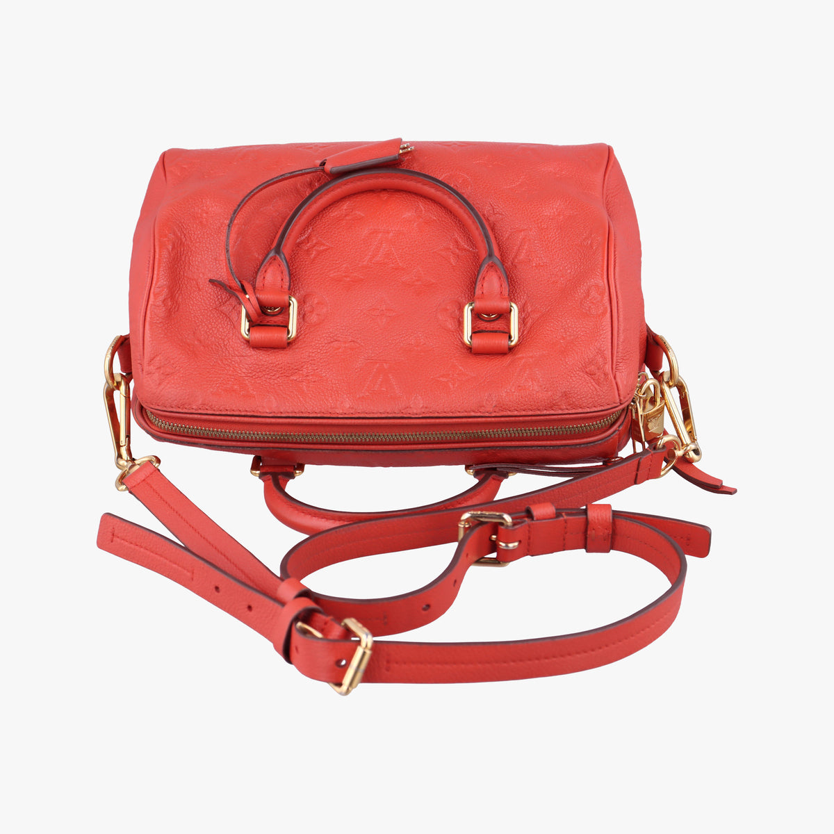 Pre-owned Louis Vuitton Speedy Bandouliere 25 Orian Monogram Empreinte M40758 shoulderbag | stylenewstar
