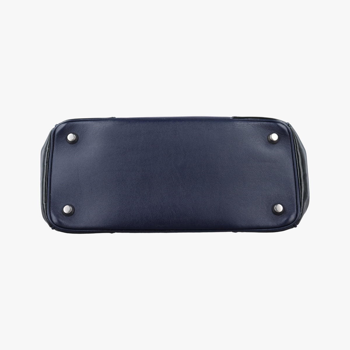 Pre-owned Christian Dior Be Dior Navy×Blue Leather shoulderbag | stylenewstar