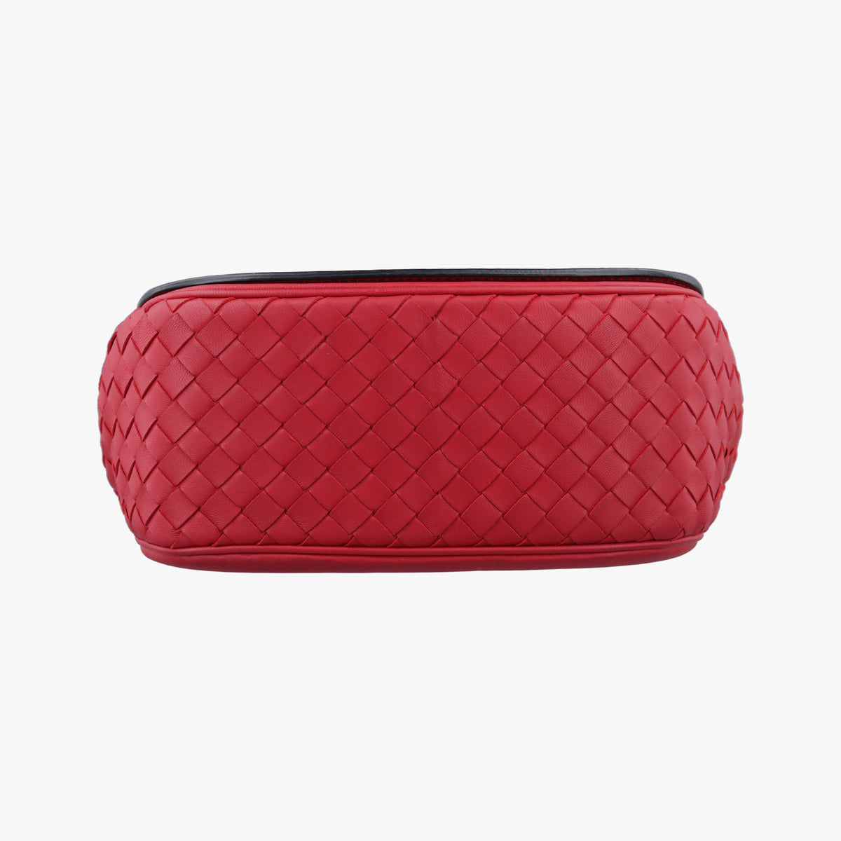 Luna Intrecciato Red lambskin B07601913Cルナ イントレチャート レッド ラムスキン B07601913C