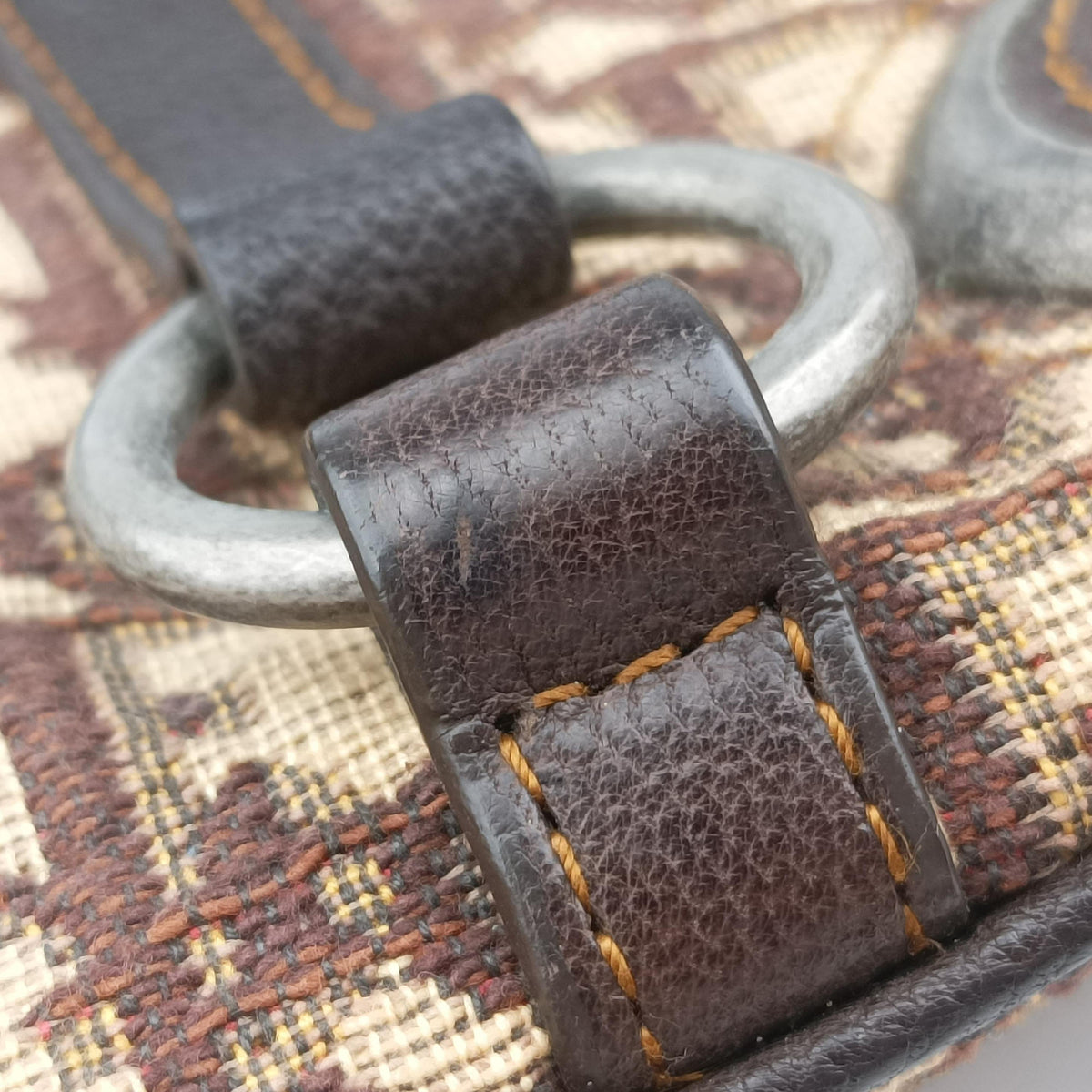 Trotter Brown Canvas × Leather 07-BO-0036トロッター ブラウン キャンバス × レザー 07-BO-0036