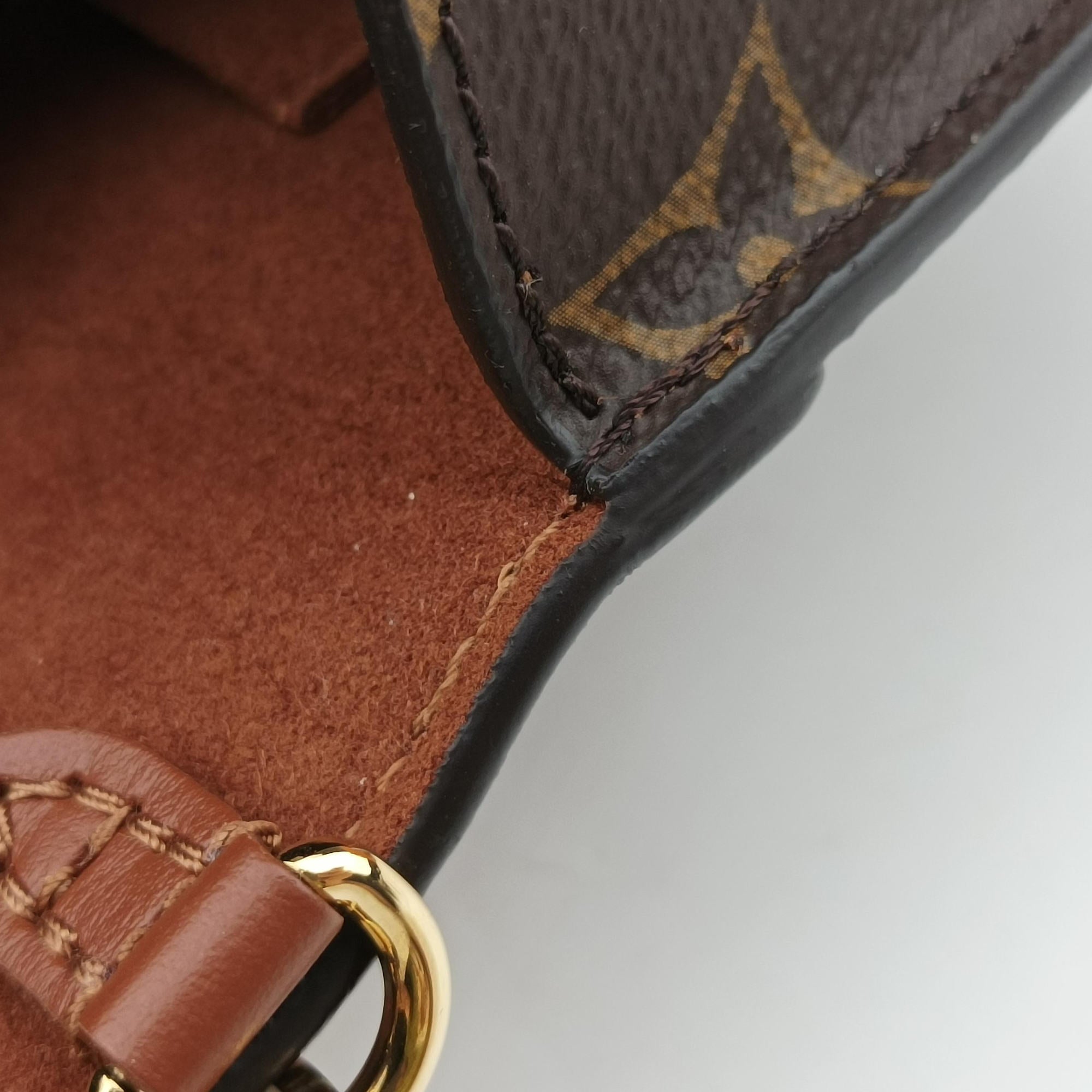 Padlock on strap Brown Monogram canvas×calf leather M80763 IC Chip パドロックオンストラップ モノグラム/ブラウン×ブラウン モノグラムキャンバス×カーフレザー M80763 ICチップ