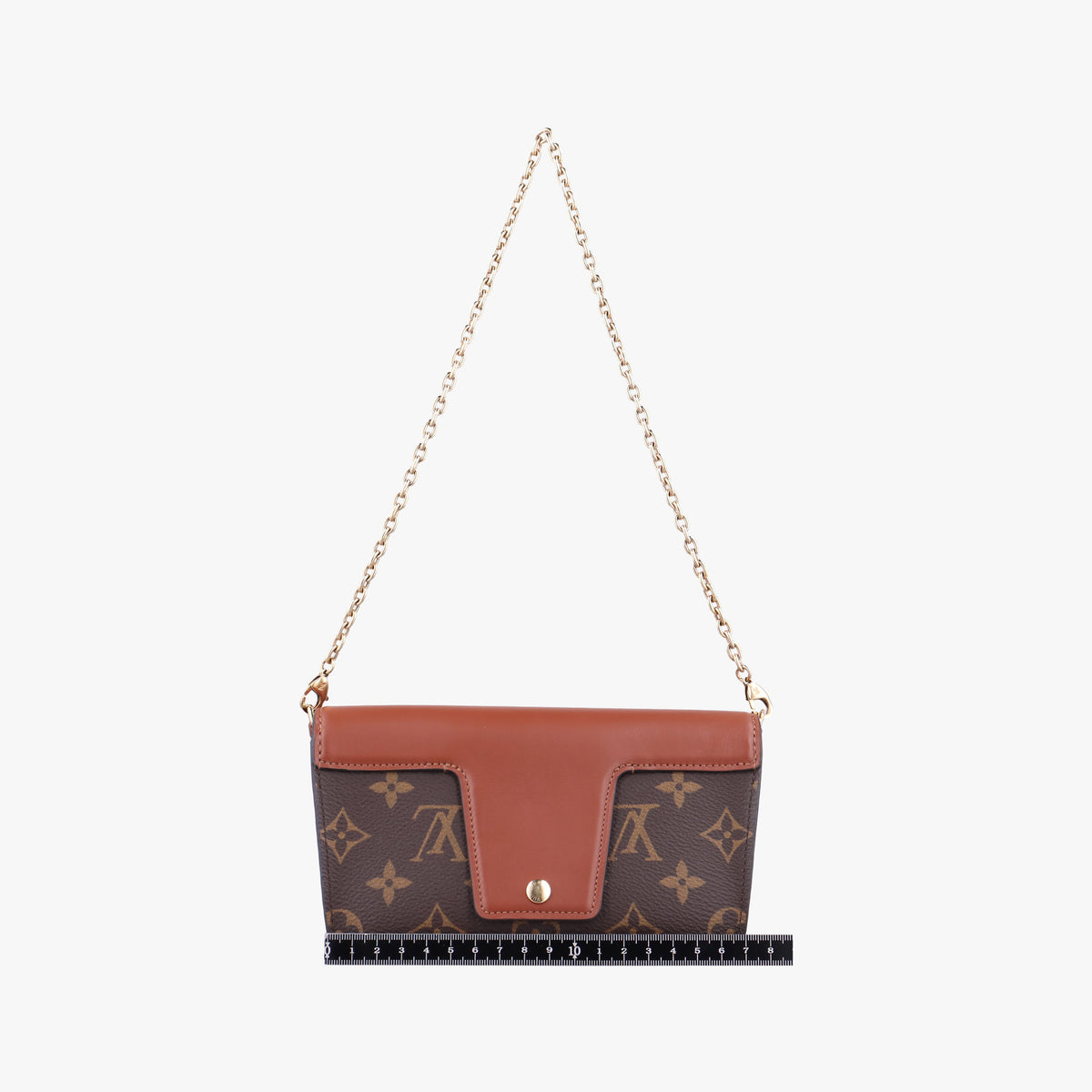 Padlock on strap Brown Monogram canvas×calf leather M80763 IC Chip パドロックオンストラップ モノグラム/ブラウン×ブラウン モノグラムキャンバス×カーフレザー M80763 ICチップ