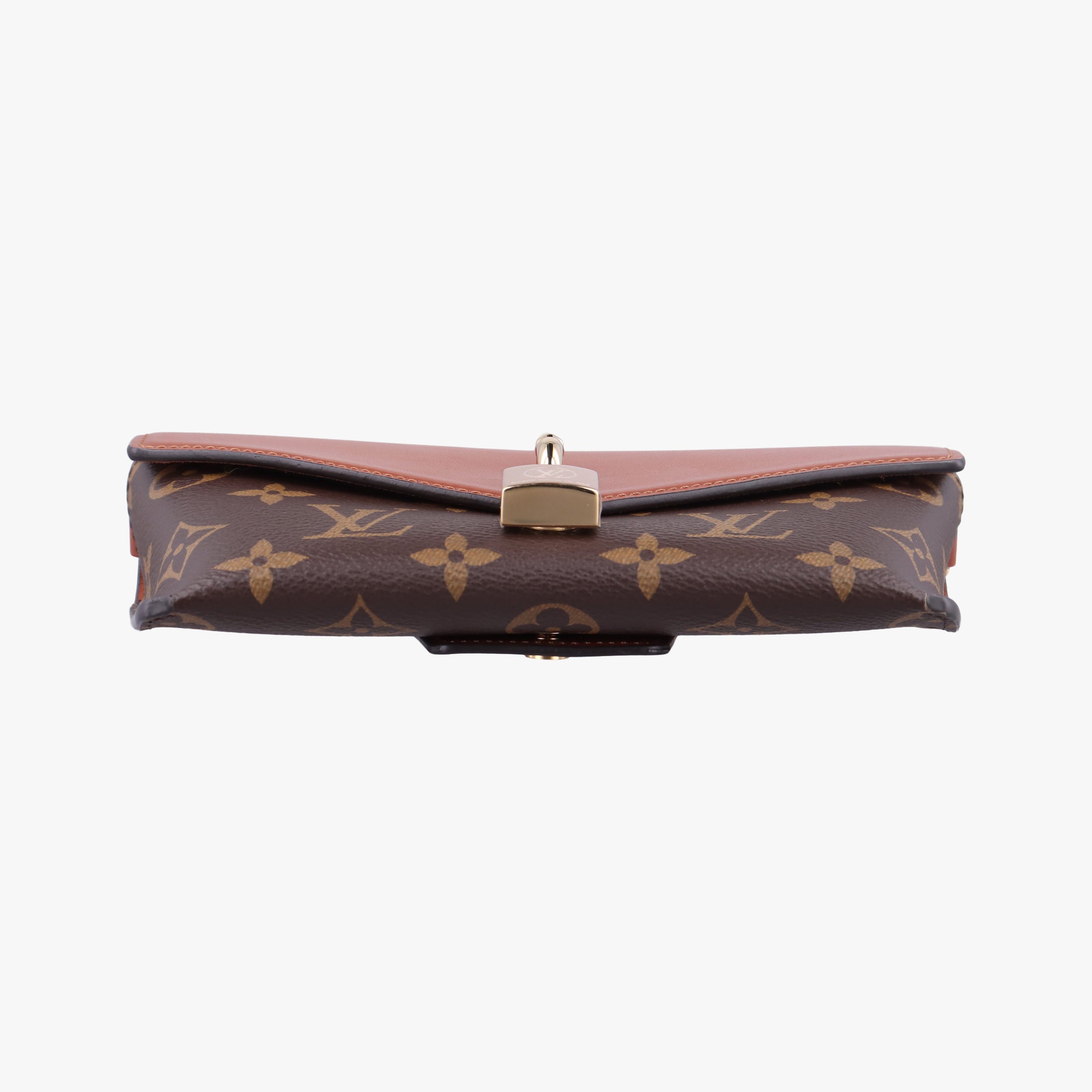 Padlock on strap Brown Monogram canvas×calf leather M80763 IC Chip パドロックオンストラップ モノグラム/ブラウン×ブラウン モノグラムキャンバス×カーフレザー M80763 ICチップ