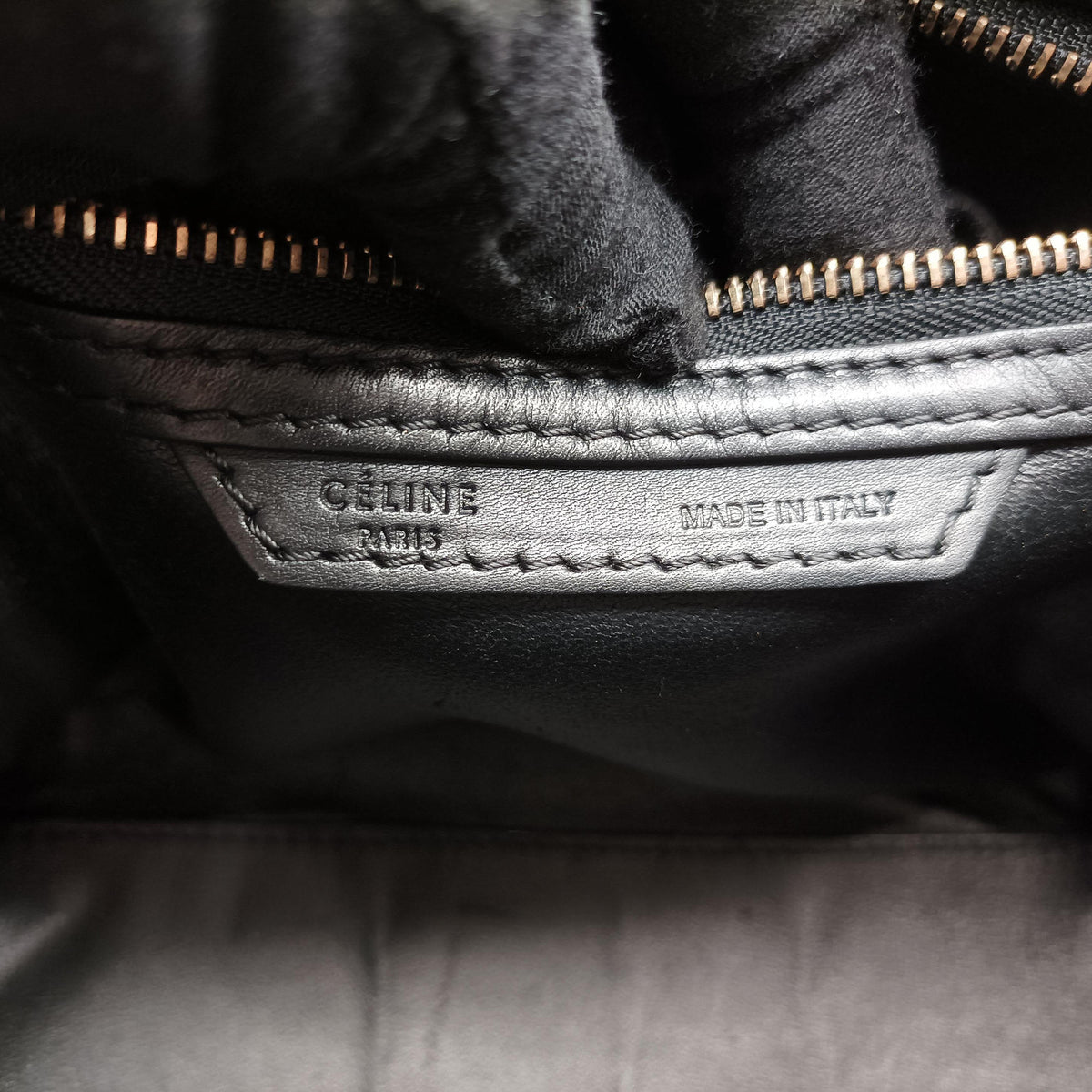 Pre-owned Celine Luggage Micro shopper Black Leather handbag | stylenewstar