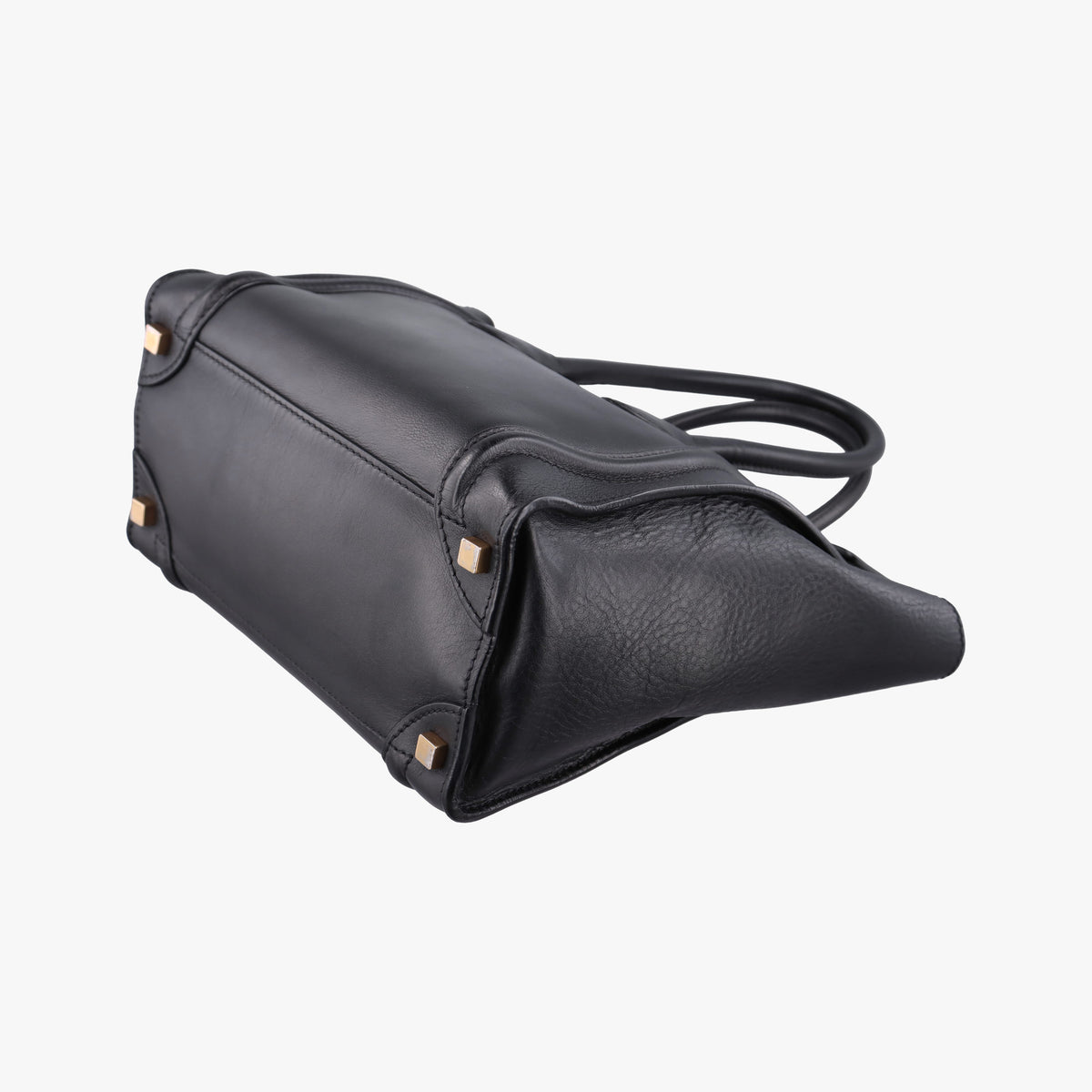 Pre-owned Celine Luggage Micro shopper Black Leather handbag | stylenewstar