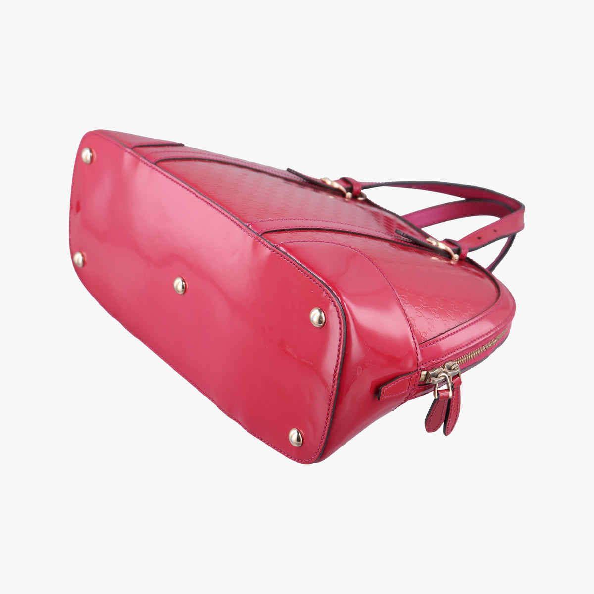 Pre-owned Gucci Microguccissima Rose Patent Leather 309617 shoulderbag | stylenewstar