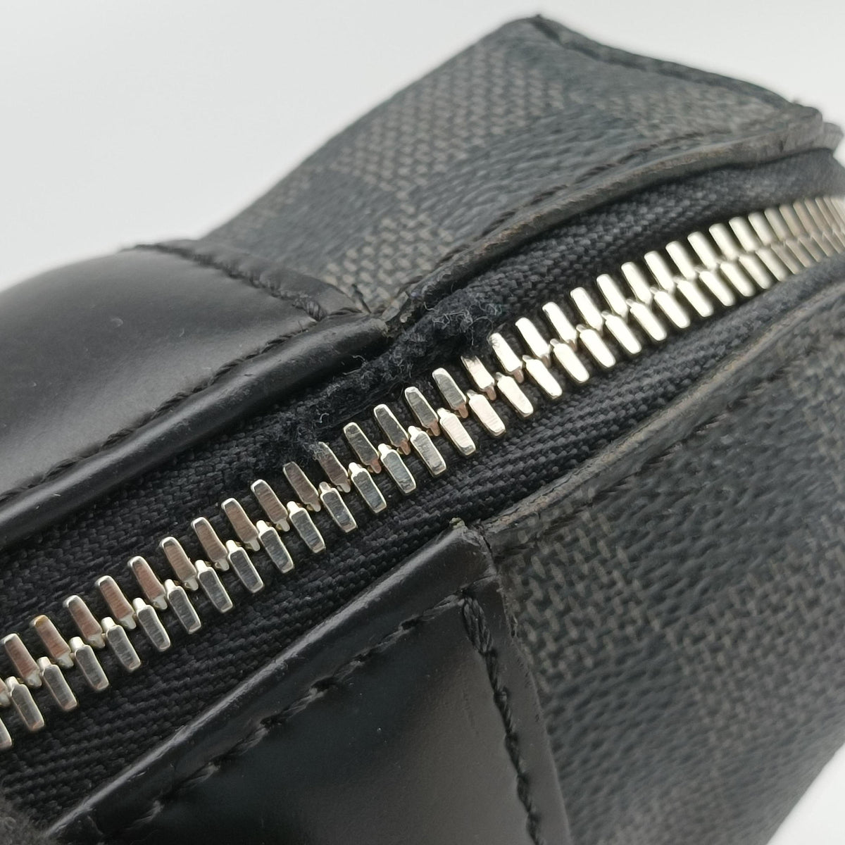 Porte-Documents Jour NM Noir Damier Graphite N48260 CA2166ポルトドキュマンジュール PDJ NM ノワール ダミエ グラフィット N48260 CA2166