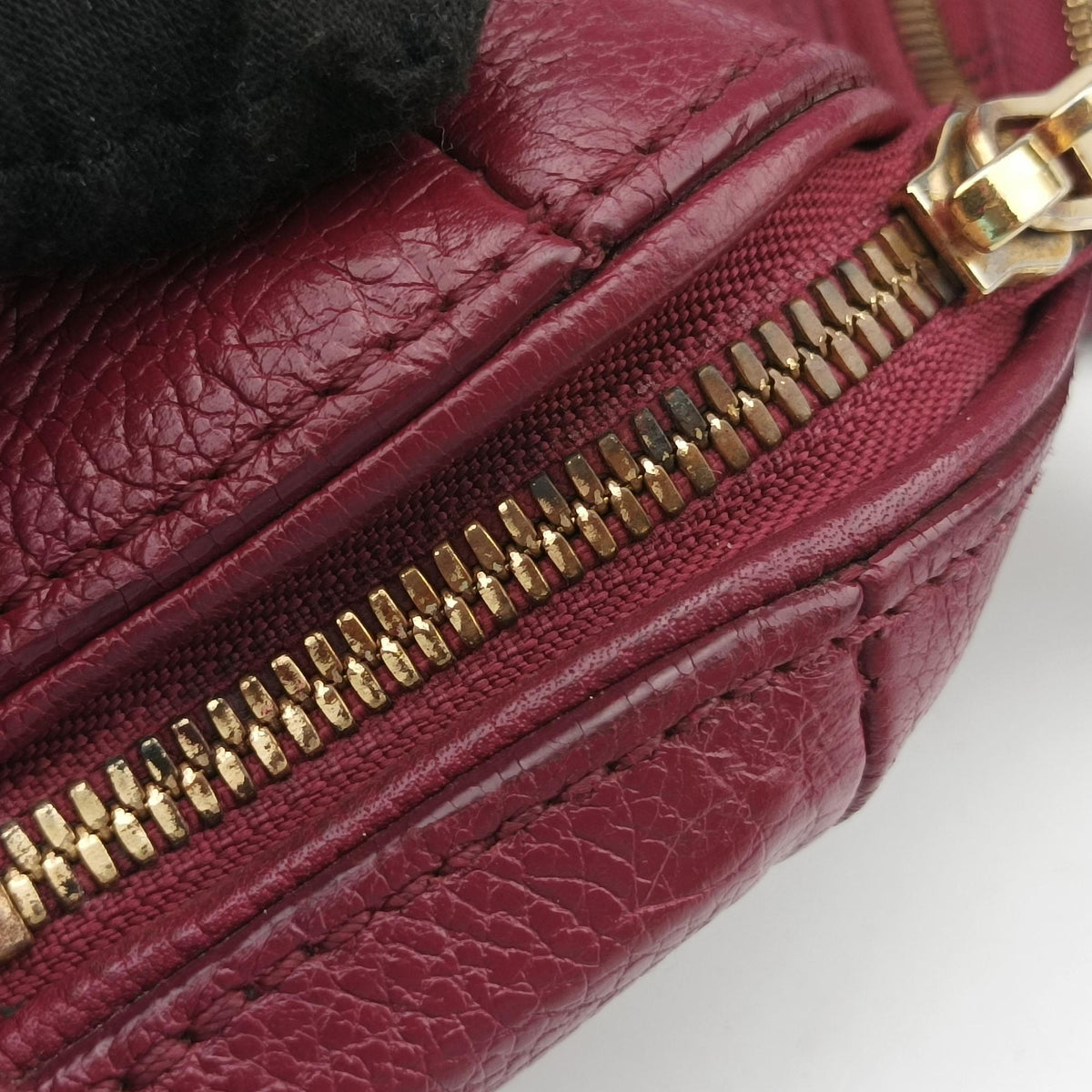 Pre-owned Louis Vuitton Speedy Bandouliere 25 Aurore Monogram Empreinte M40764 shoulderbag | stylenewstar