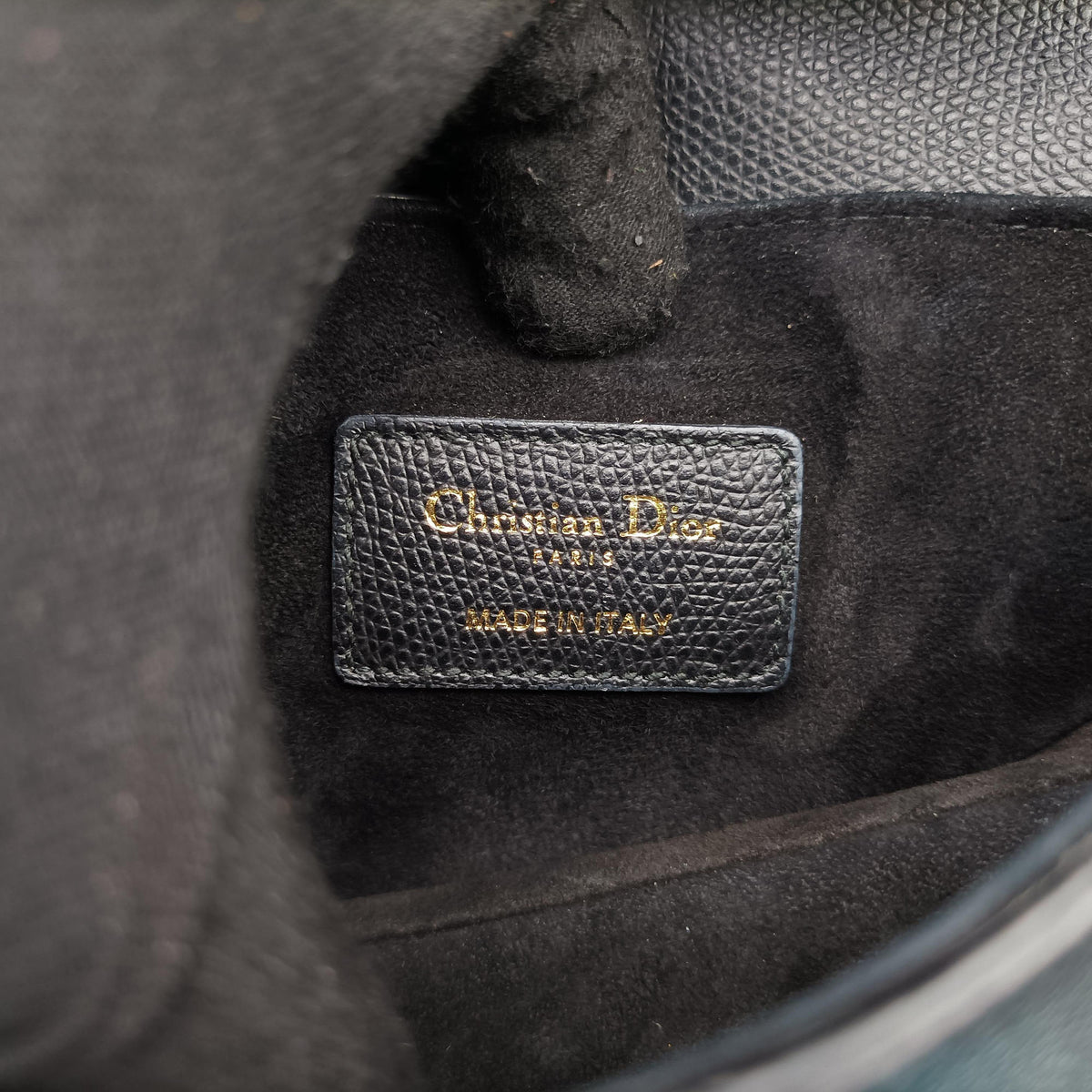 Pre-owned Christian Dior saddle Black leather handbag | stylenewstar