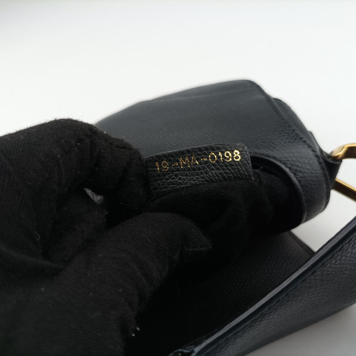 Pre-owned Christian Dior saddle Black leather handbag | stylenewstar