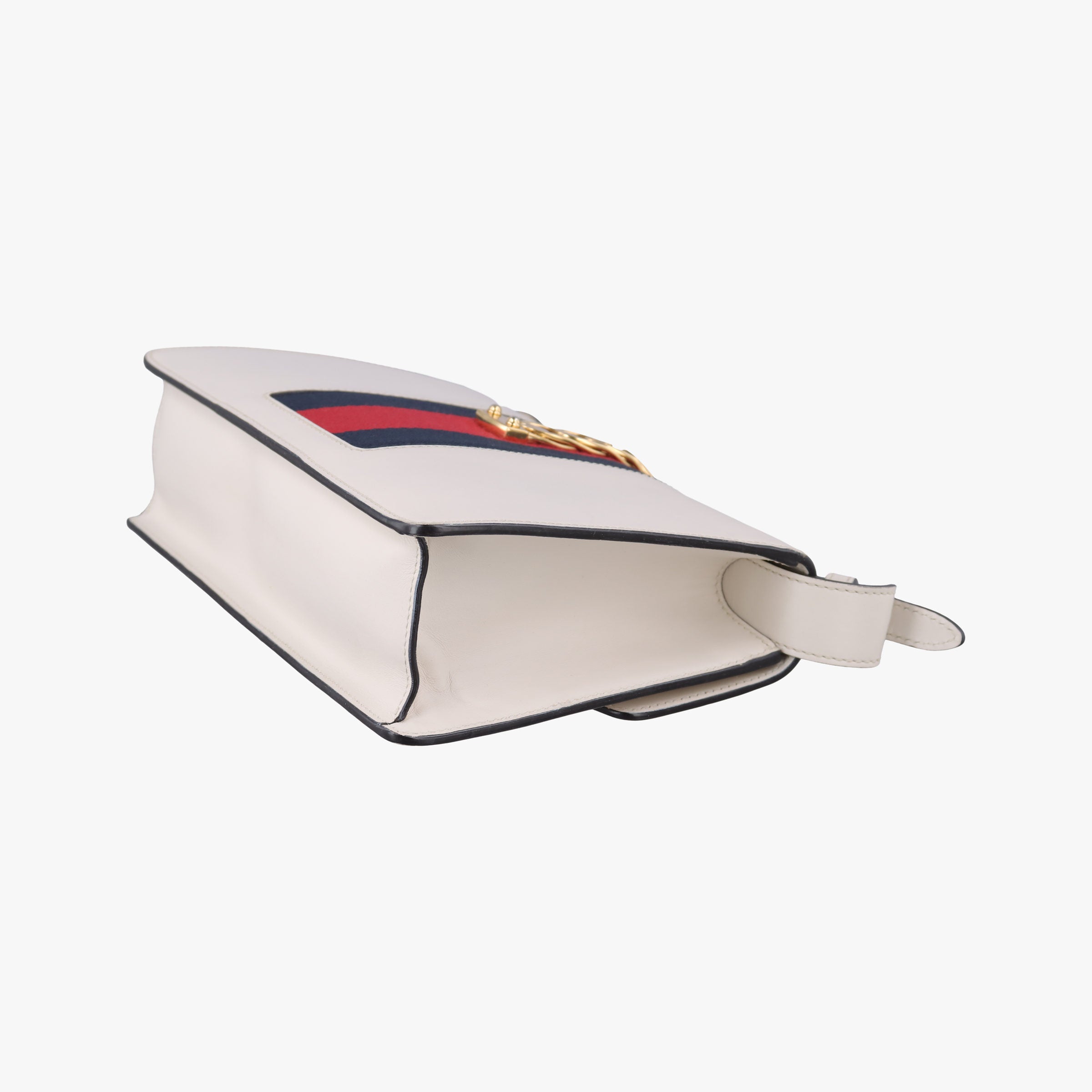 Sylvie Ivory×navy×red Leather 421882 G021593167シルヴィ アイボリー×ネイビー×レッド レザー 421882 G021593167
