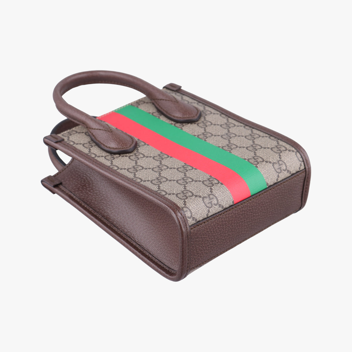 Interlocking G Tiger Mini Brown PVC coated canvas×Leather 671623 D036866805インターロッキングG ブラウン PVCコーティングキャンバス×レザー 671623 D036866805