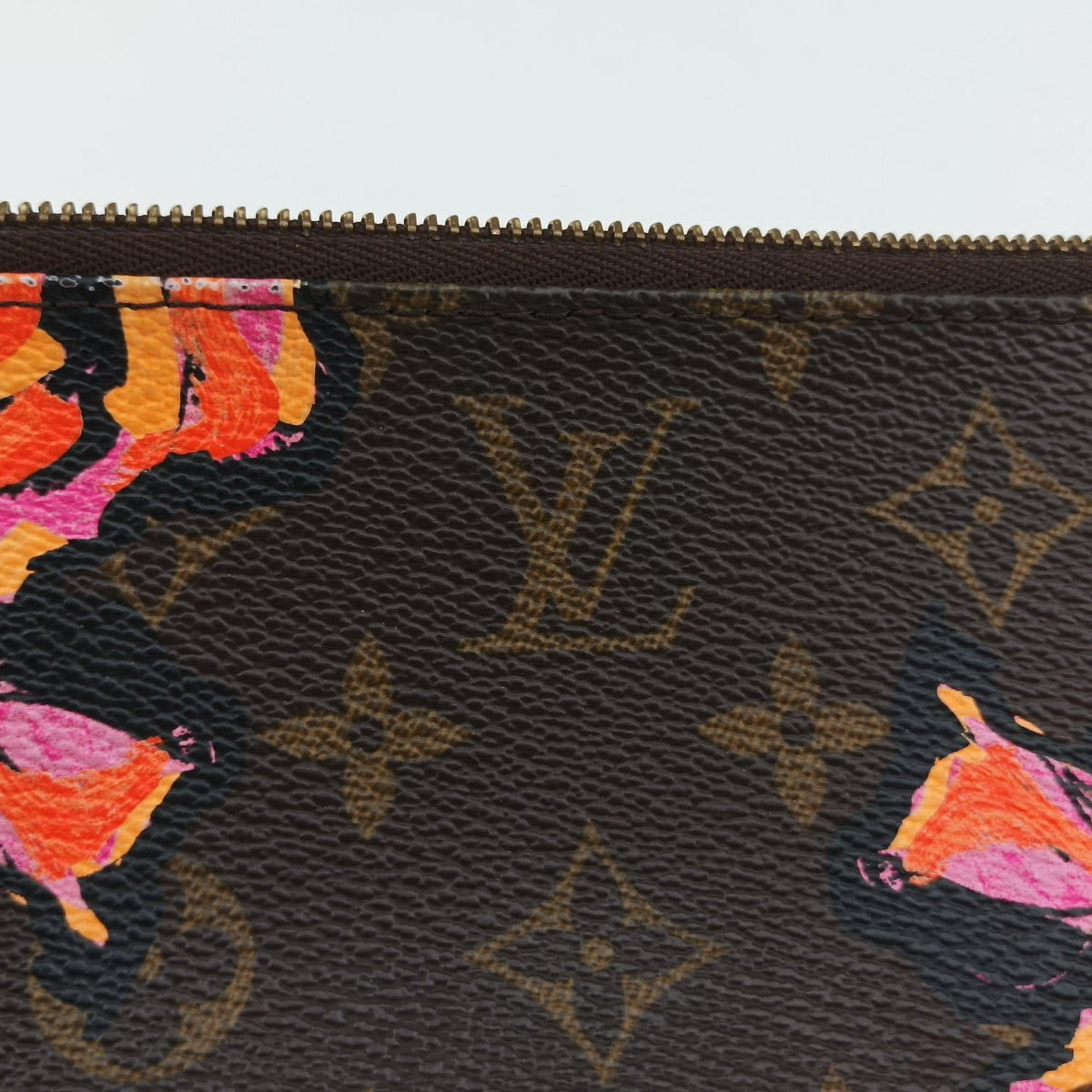 Pre-owned Louis Vuitton Pochette Accessoires brown×multi Monogram Canvas M48615 handbag | stylenewstar
