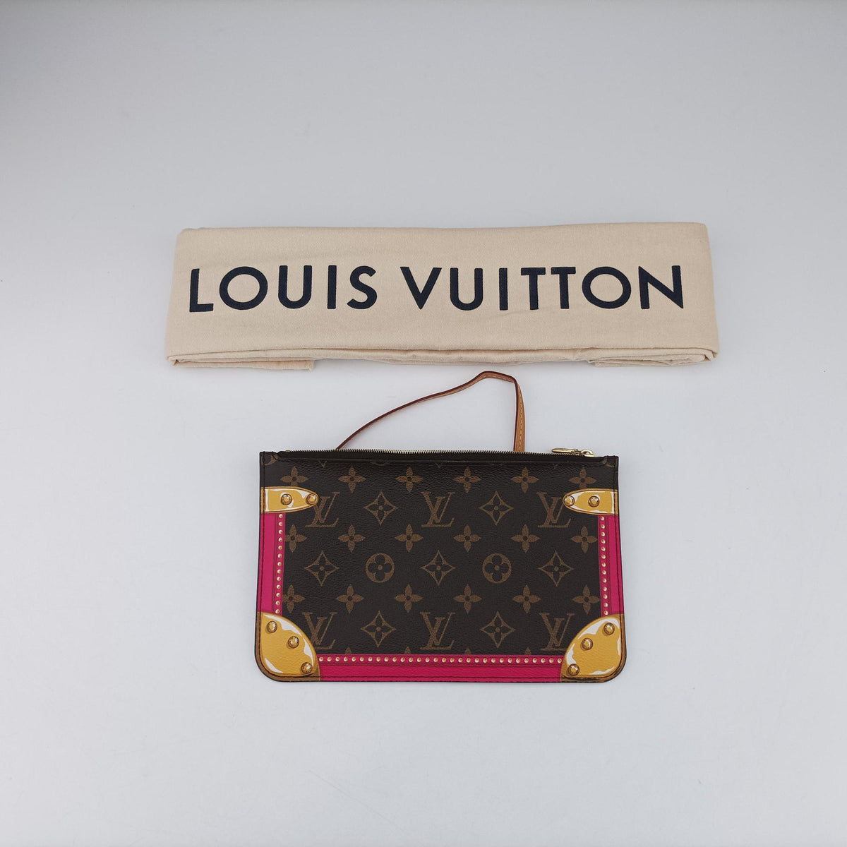 Vintage Louis Vuitton Neverfull MM Summer Trunk brown×Multicolor Monogram Canvas M41390 handbag | stylenewstar