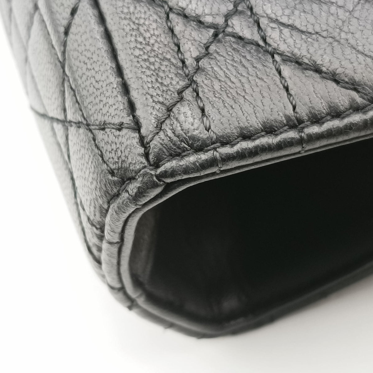 Pre-owned Christian Dior Lady Dior Black lambskin handbag | stylenewstar