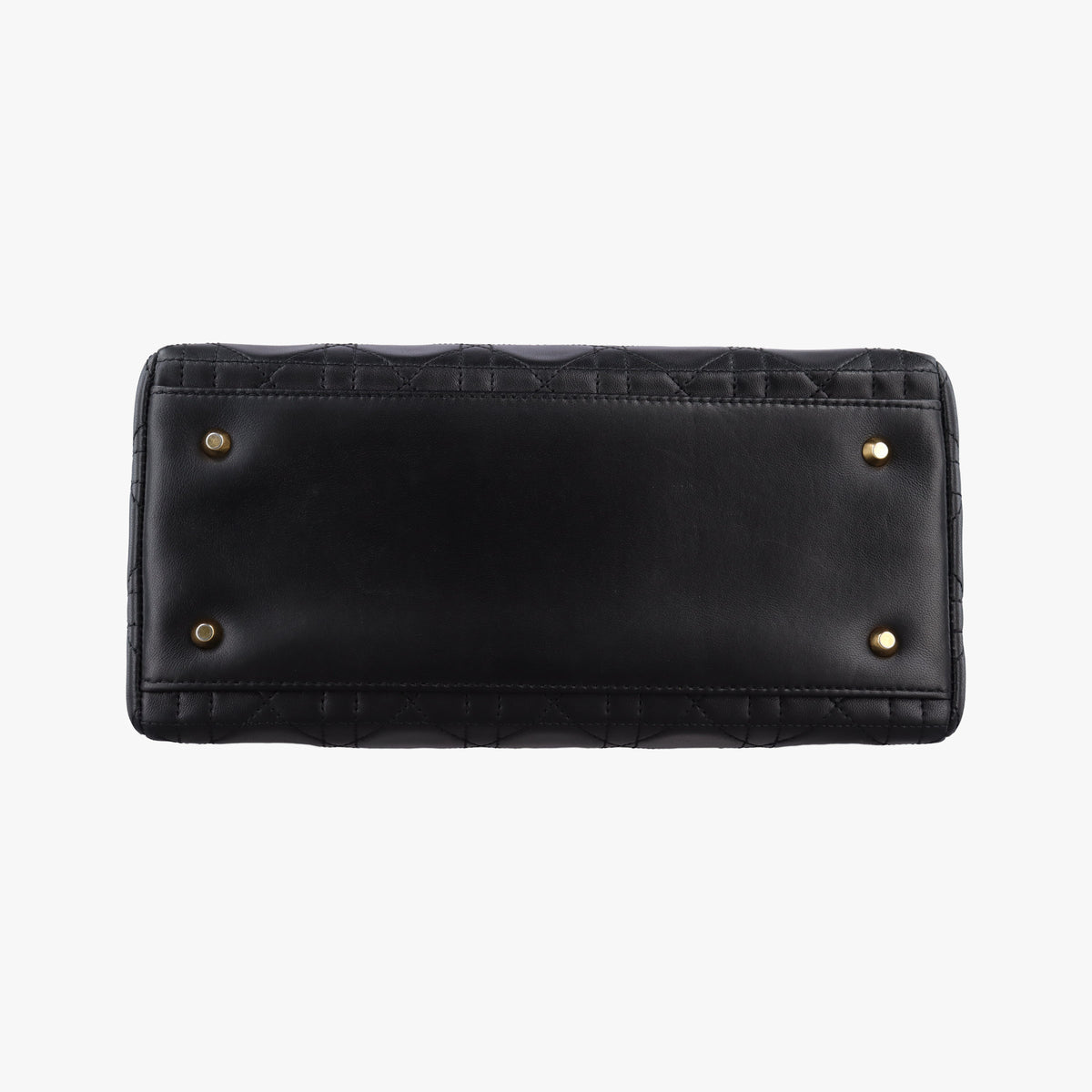 Pre-owned Christian Dior Lady Dior Black lambskin handbag | stylenewstar
