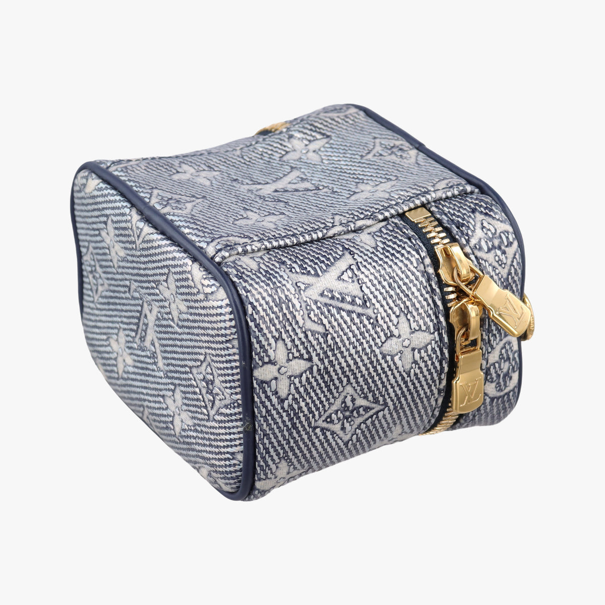 Micro Vanity Gray×Blue MONOGRAM JACQUARD DENIM M82467 IC Chipマイクロ バニティ グレー×ブルー モノグラム ジャカード デニム M82467 ICチップ