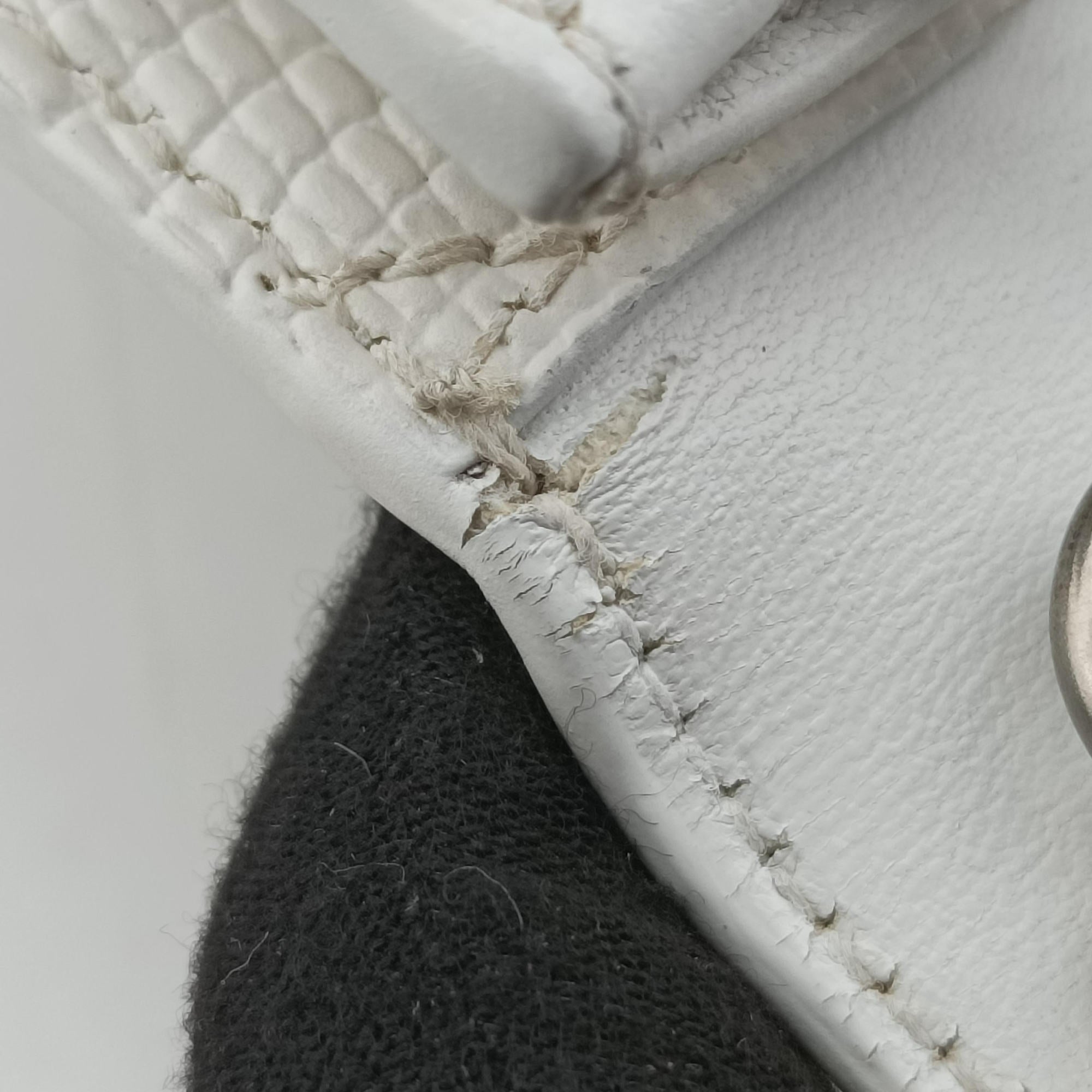 B.Logo White Leather 593615.9000.U.568148B.ロゴ ホワイト レザー 593615.9000.U.568148