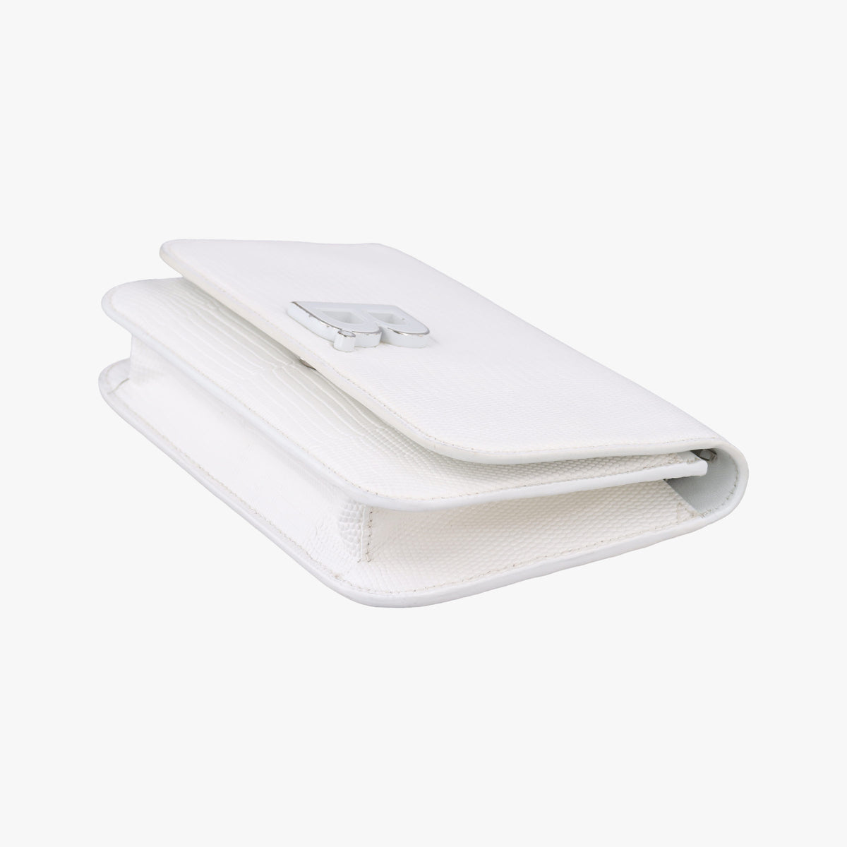 B.Logo White Leather 593615.9000.U.568148B.ロゴ ホワイト レザー 593615.9000.U.568148