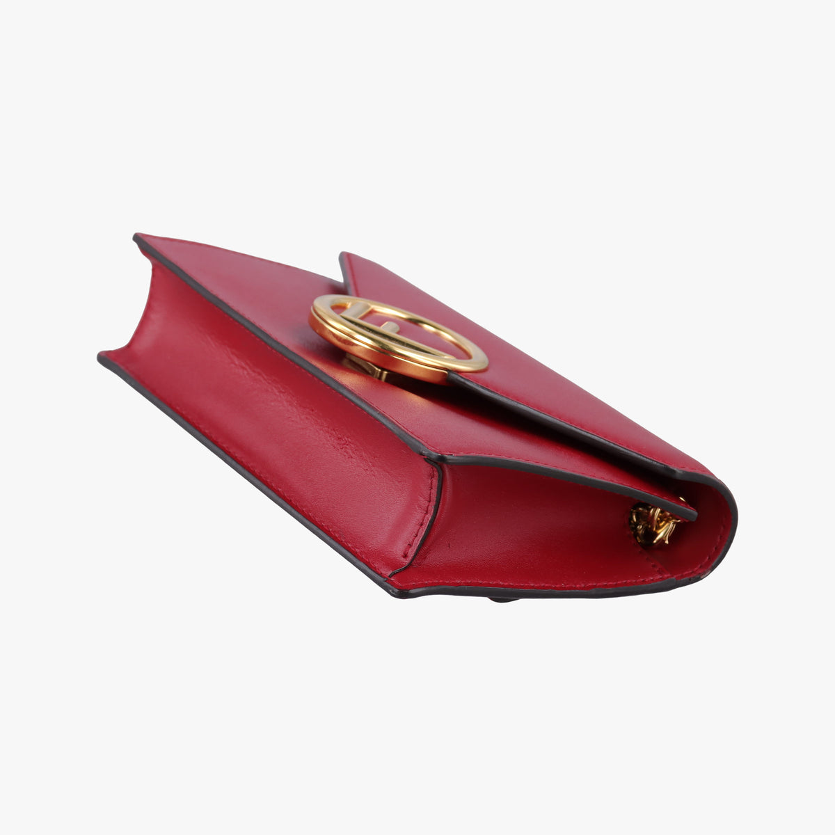 Pre-owned Fendi F is Red Leather 8BM005 shoulderbag | stylenewstar