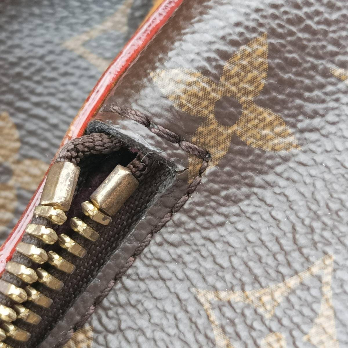 Pre-owned Louis Vuitton Marais BB brown×beige Monogram Canvas M41071 handbag | stylenewstar