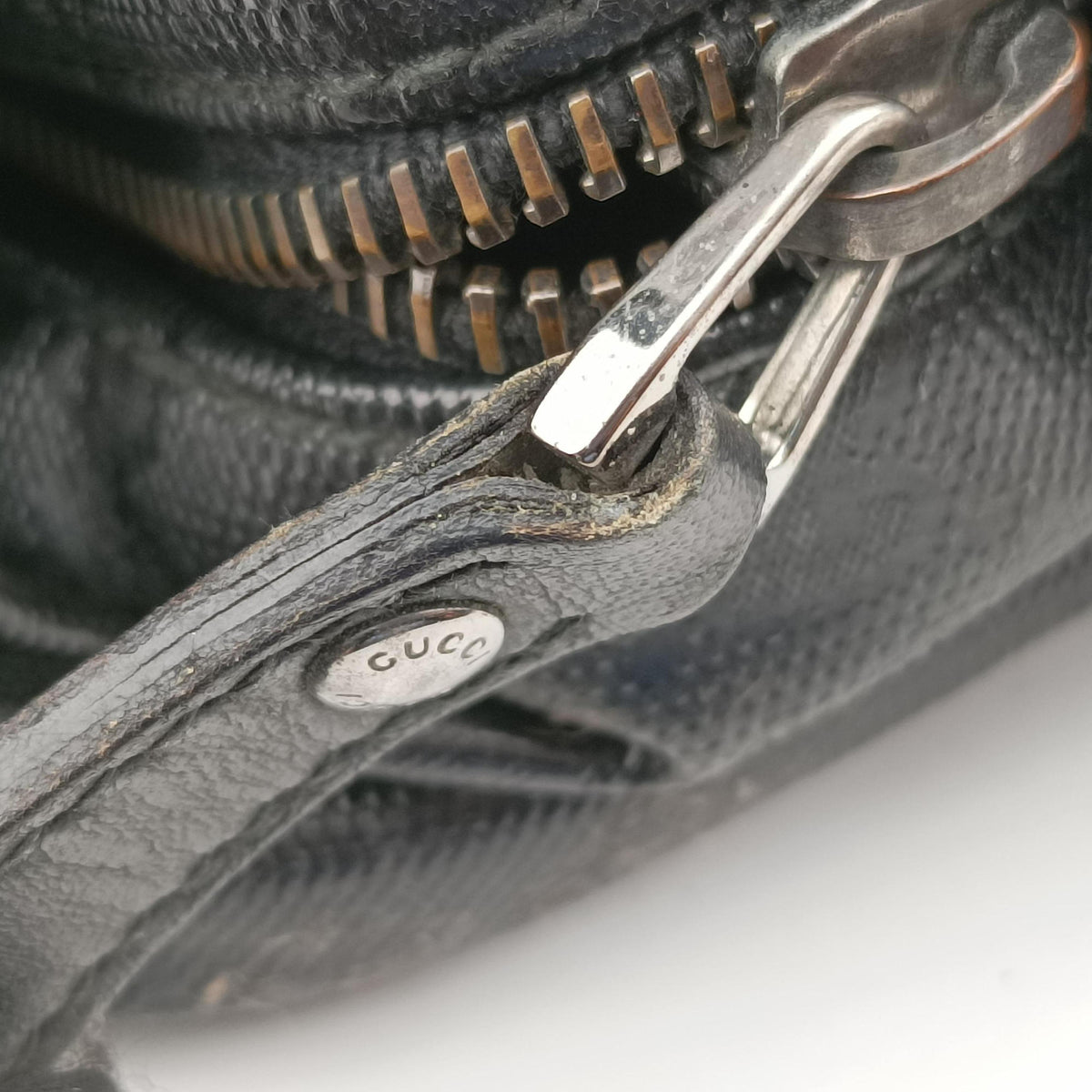 GG Imprime Messenger Black PVC coated canvas 211107 F6716936GGインプリメ メッセンジャー ブラック PVCコーティングキャンバス 211107 F6716936