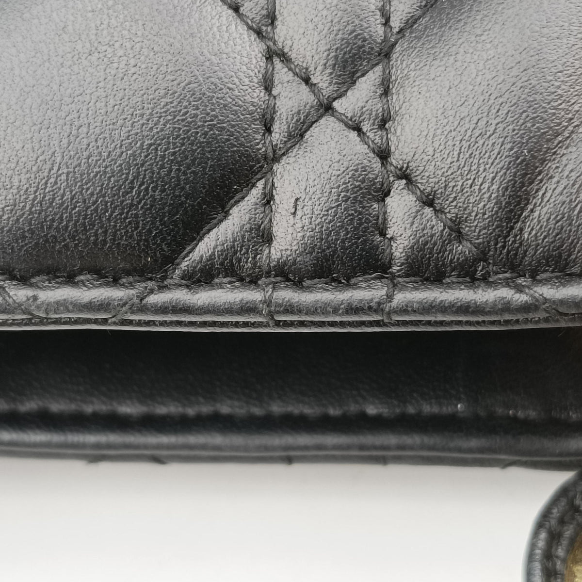Secondhand Christian Dior Lady Dior Black lambskin handbag | stylenewstar