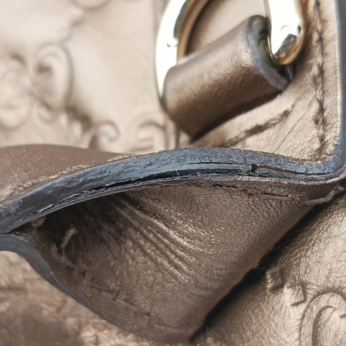 Heart Bit charm Brown leather 269956 G010234242ハートビット チャーム ブラウン レザー 269956 G010234242