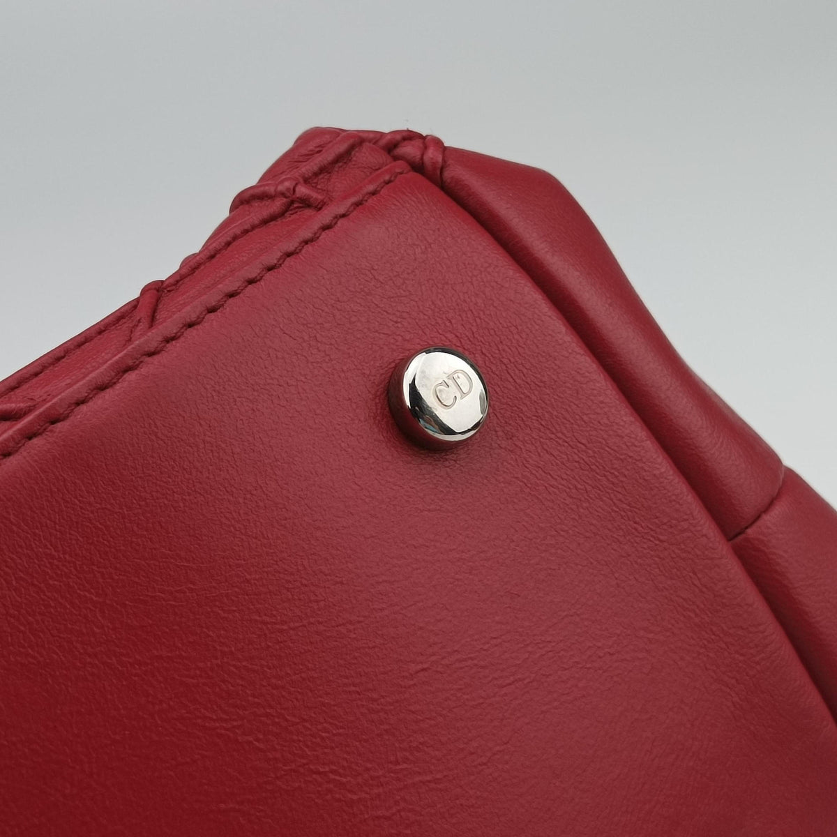 Secondhand Christian Dior Granville Red lambskin shoulderbag | stylenewstar
