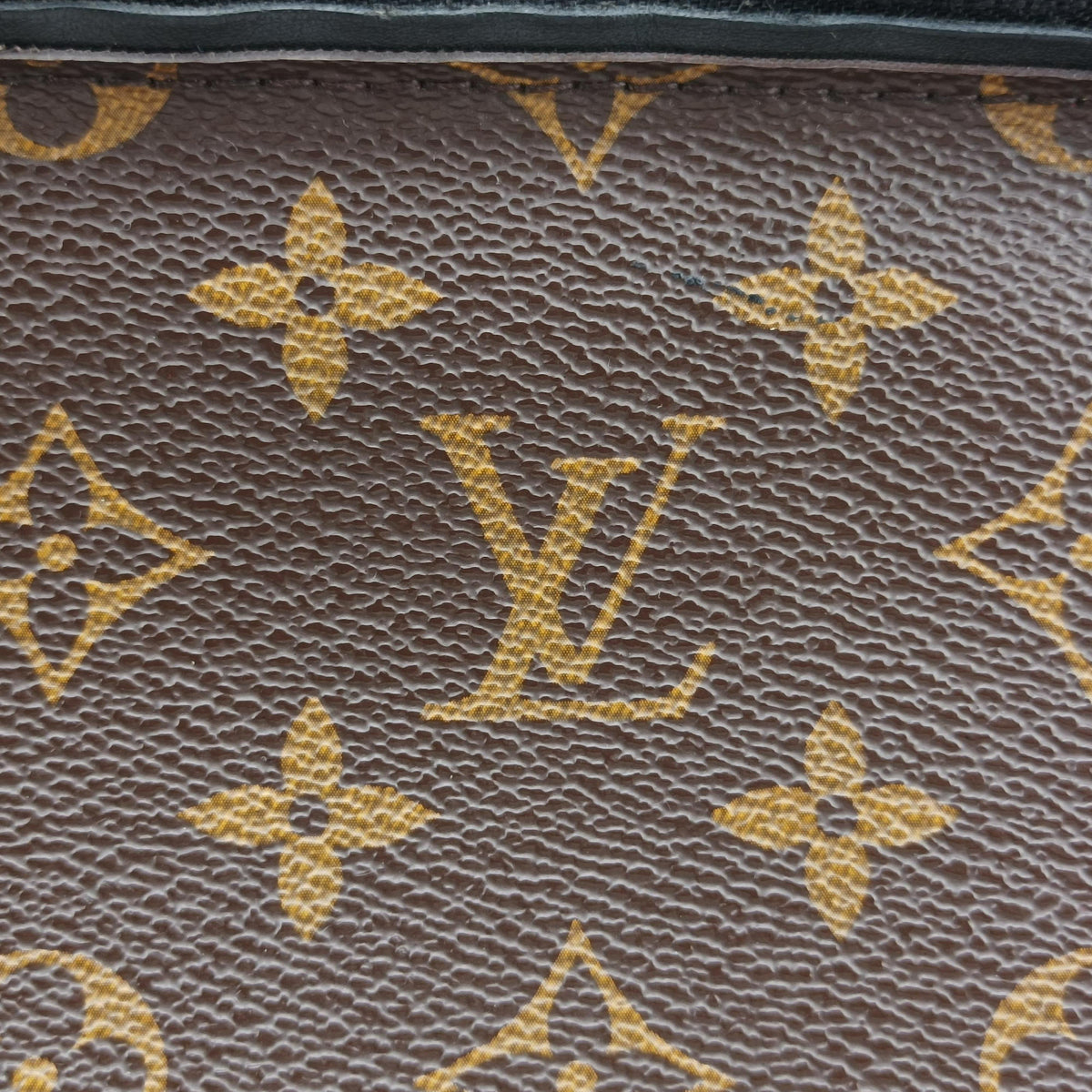 Vintage Louis Vuitton TORRES Brown×black Monogram Macassar×calf leather M40387 shoulderbag | stylenewstar