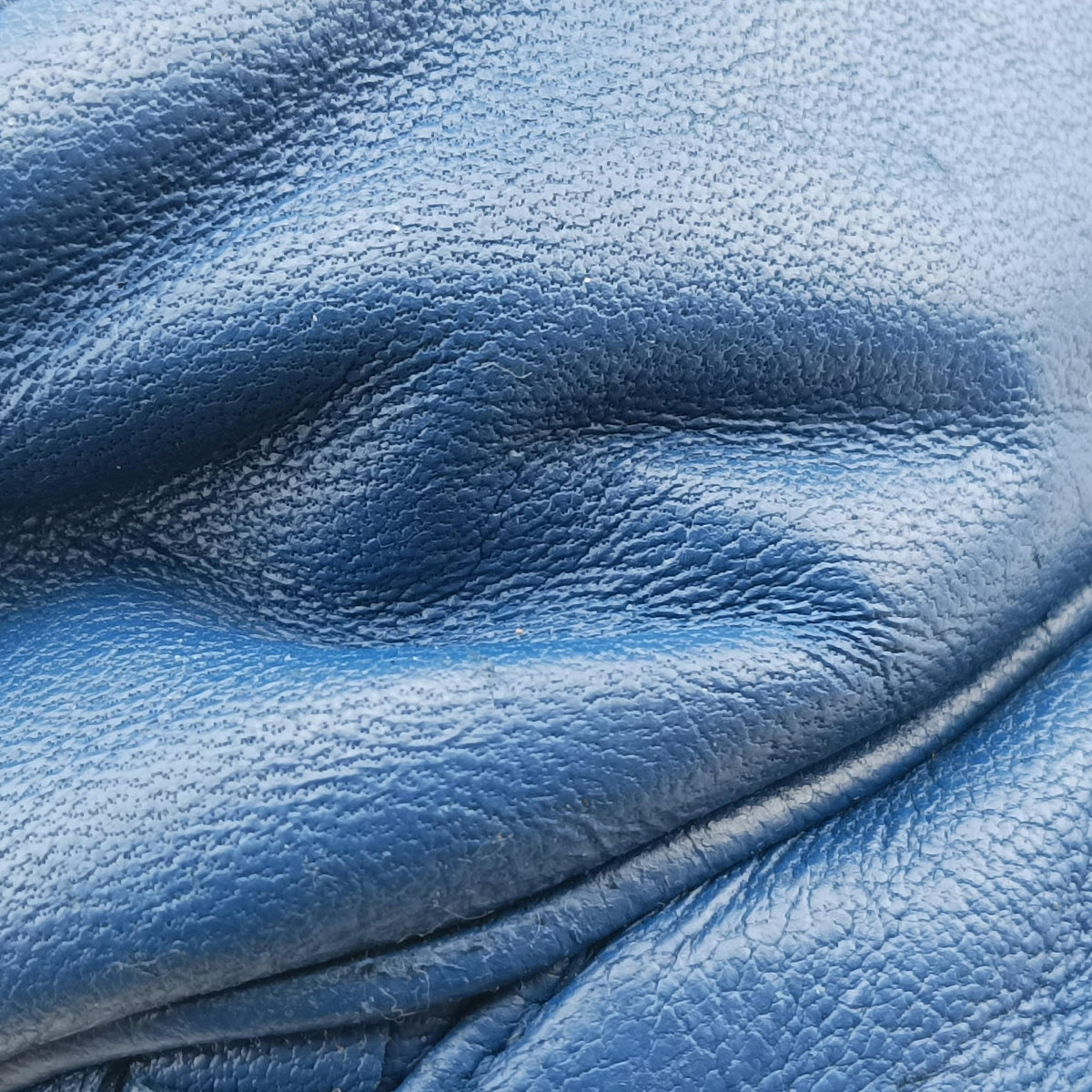 Pre-owned Bottega Veneta Intrecciato Blue lambskin shoulderbag | stylenewstar
