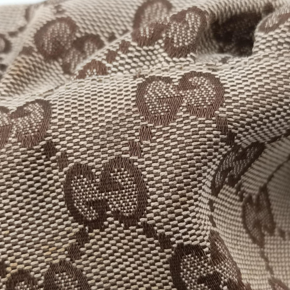 Abbey D-ring Hobo Beige×White canvas×leather 190525 C2262910アビー Dリング ホーボー ベージュ×ホワイト キャンバス×レザー 190525 C2262910